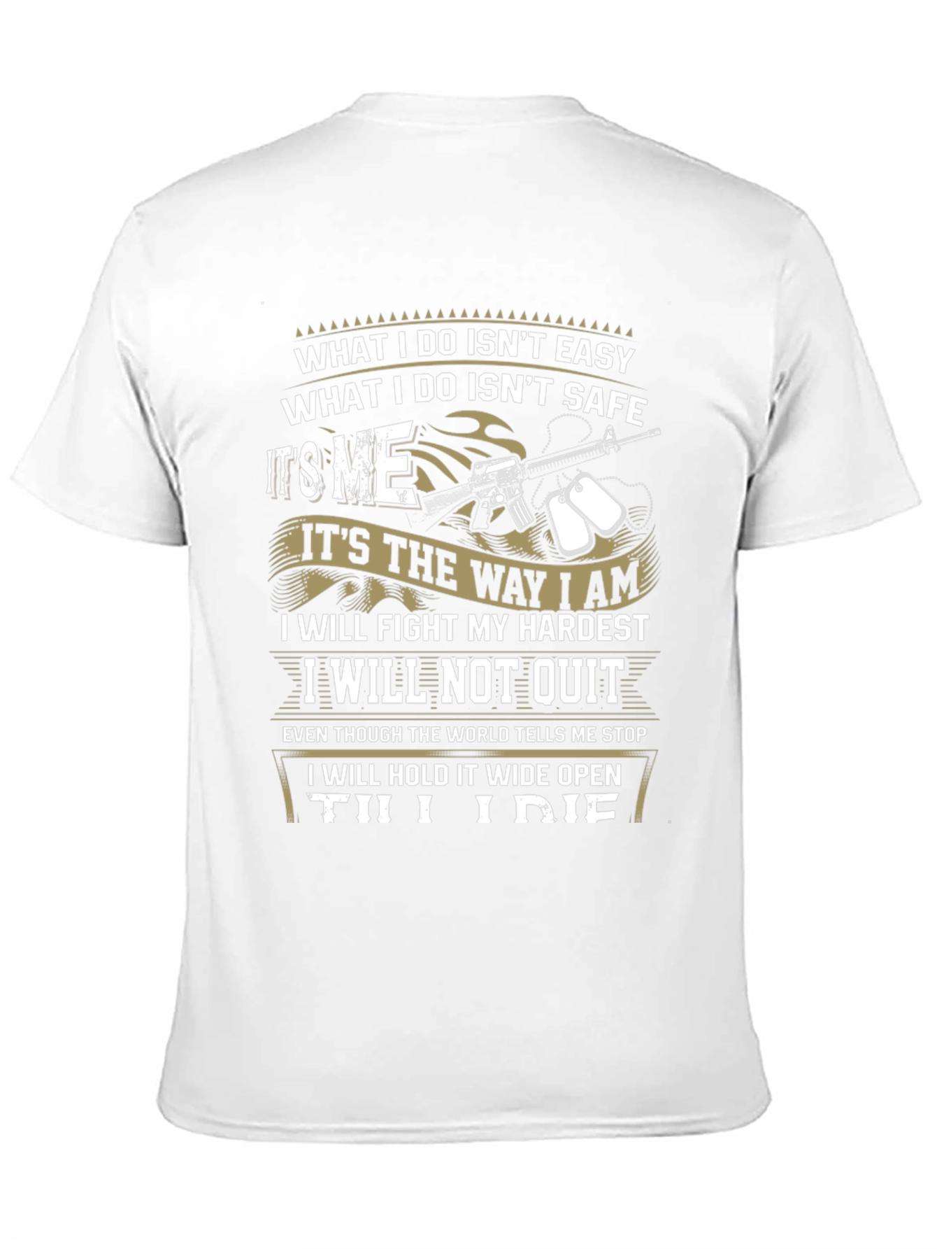 What I Do Isnt Easy Graphic Tee
