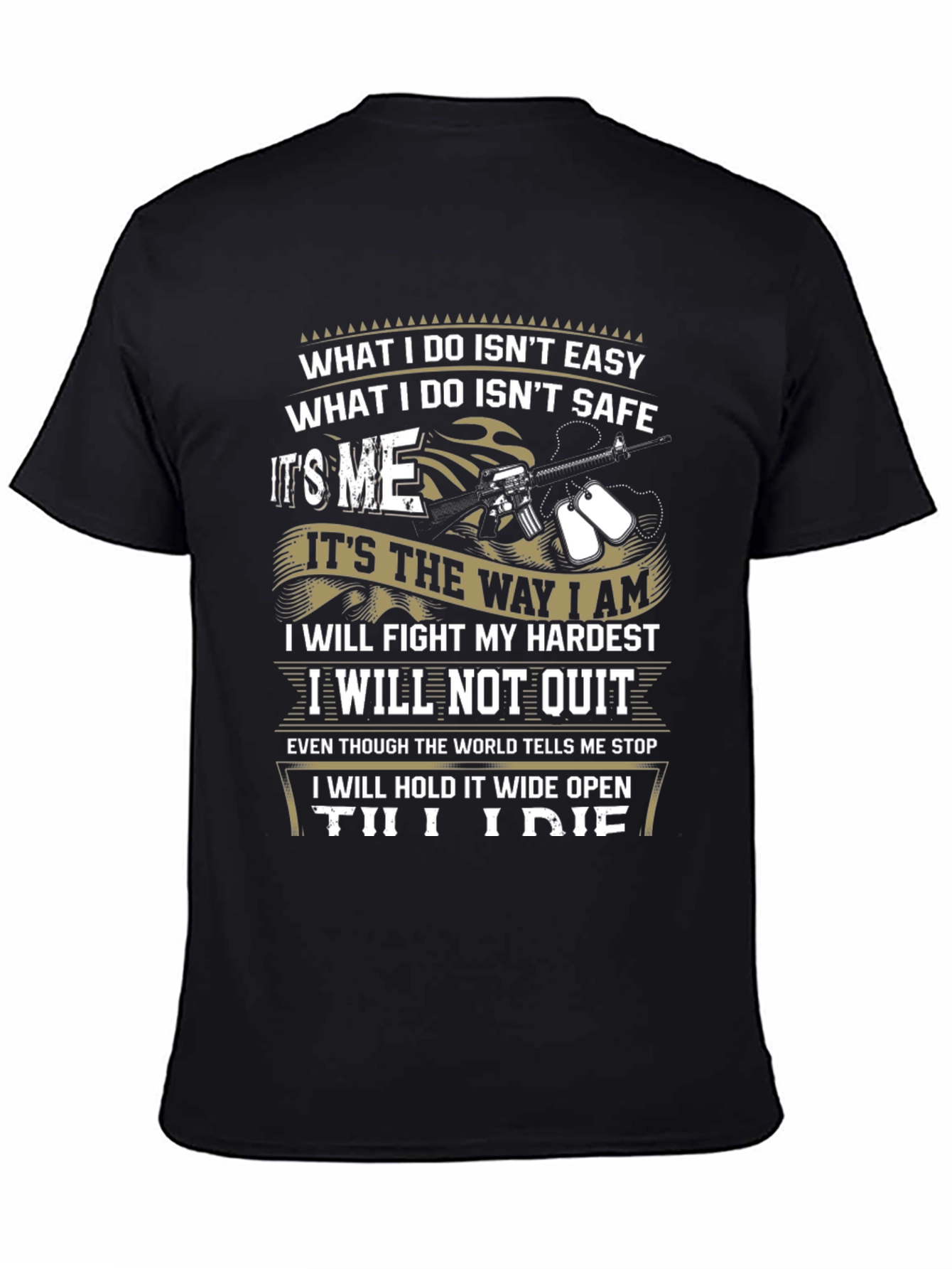 What I Do Isnt Easy Graphic Tee
