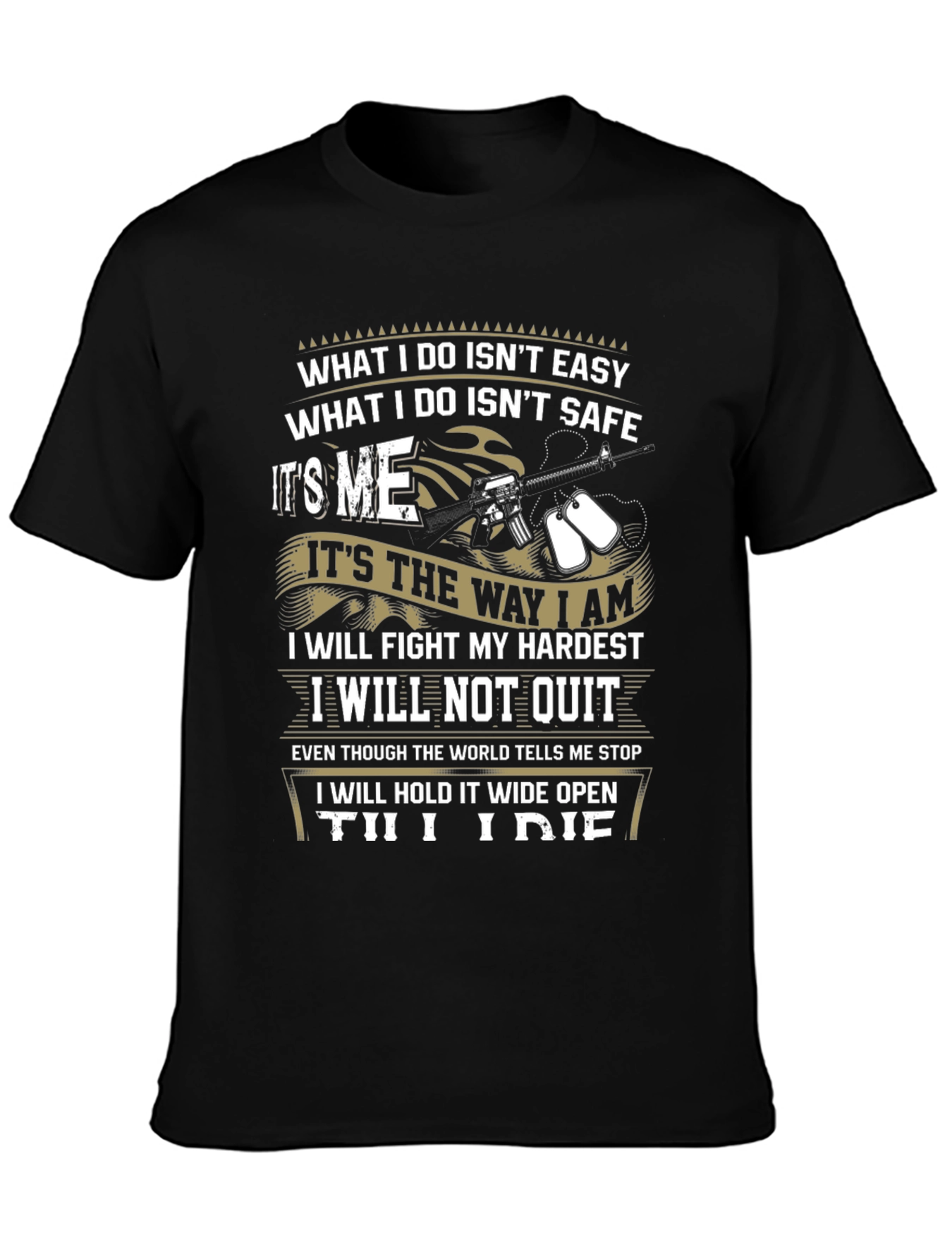 What I Do Isnt Easy Graphic Tee