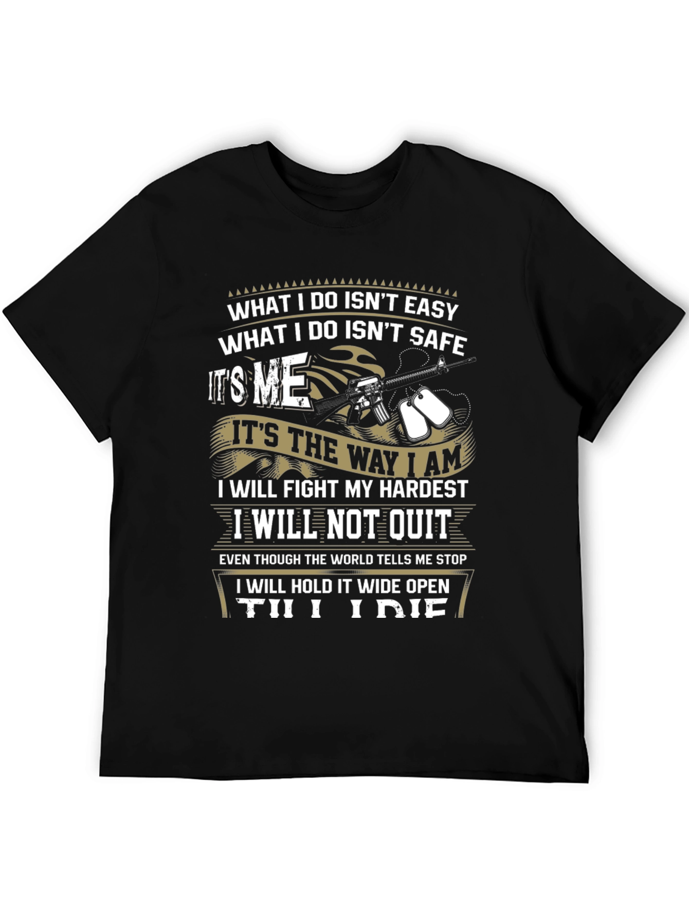 What I Do Isnt Easy Graphic Tee