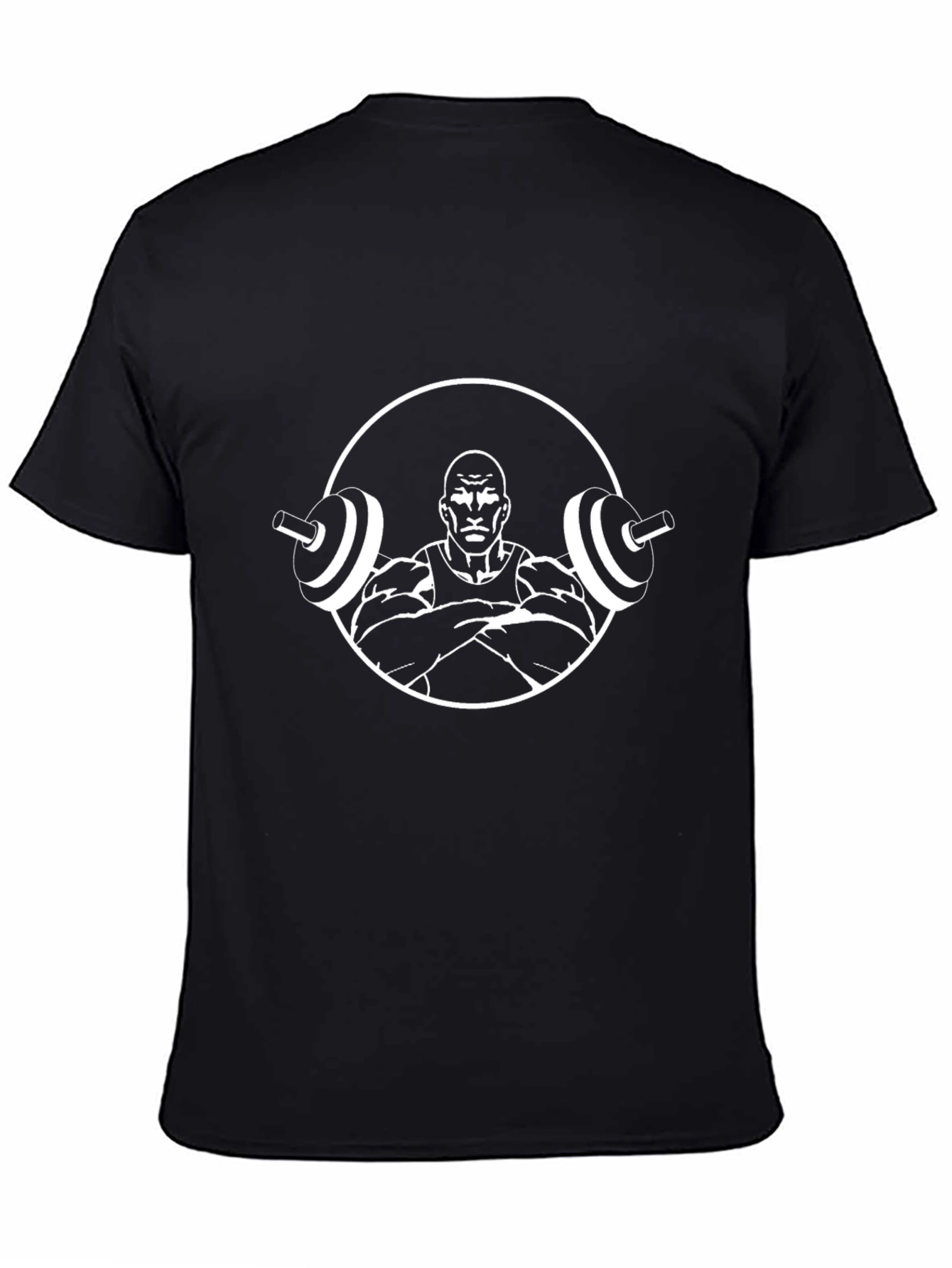 Weightlifter Graphic Tee - Black