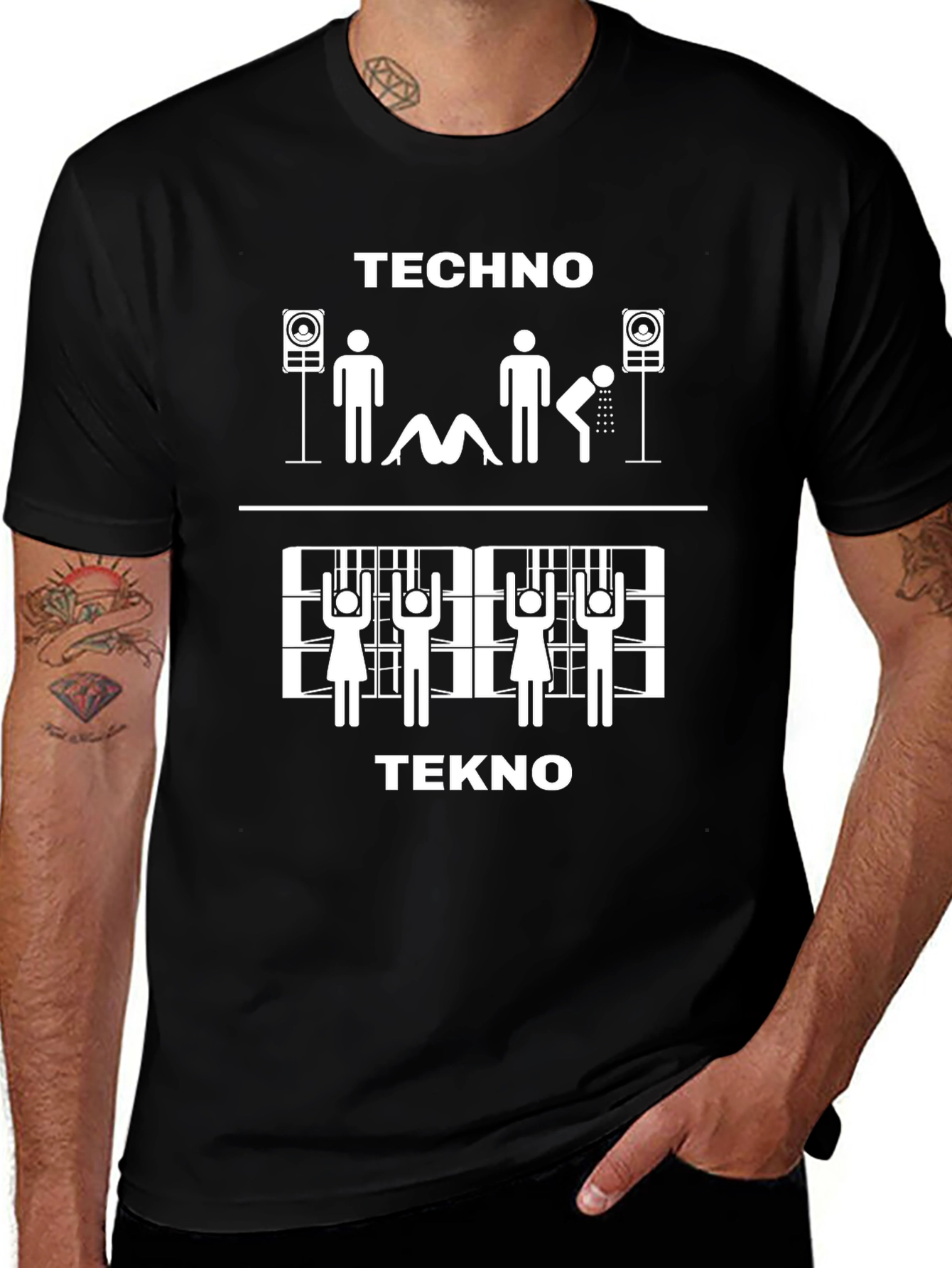Techno Tekno T-Shirt - Funny Graphic Tee
