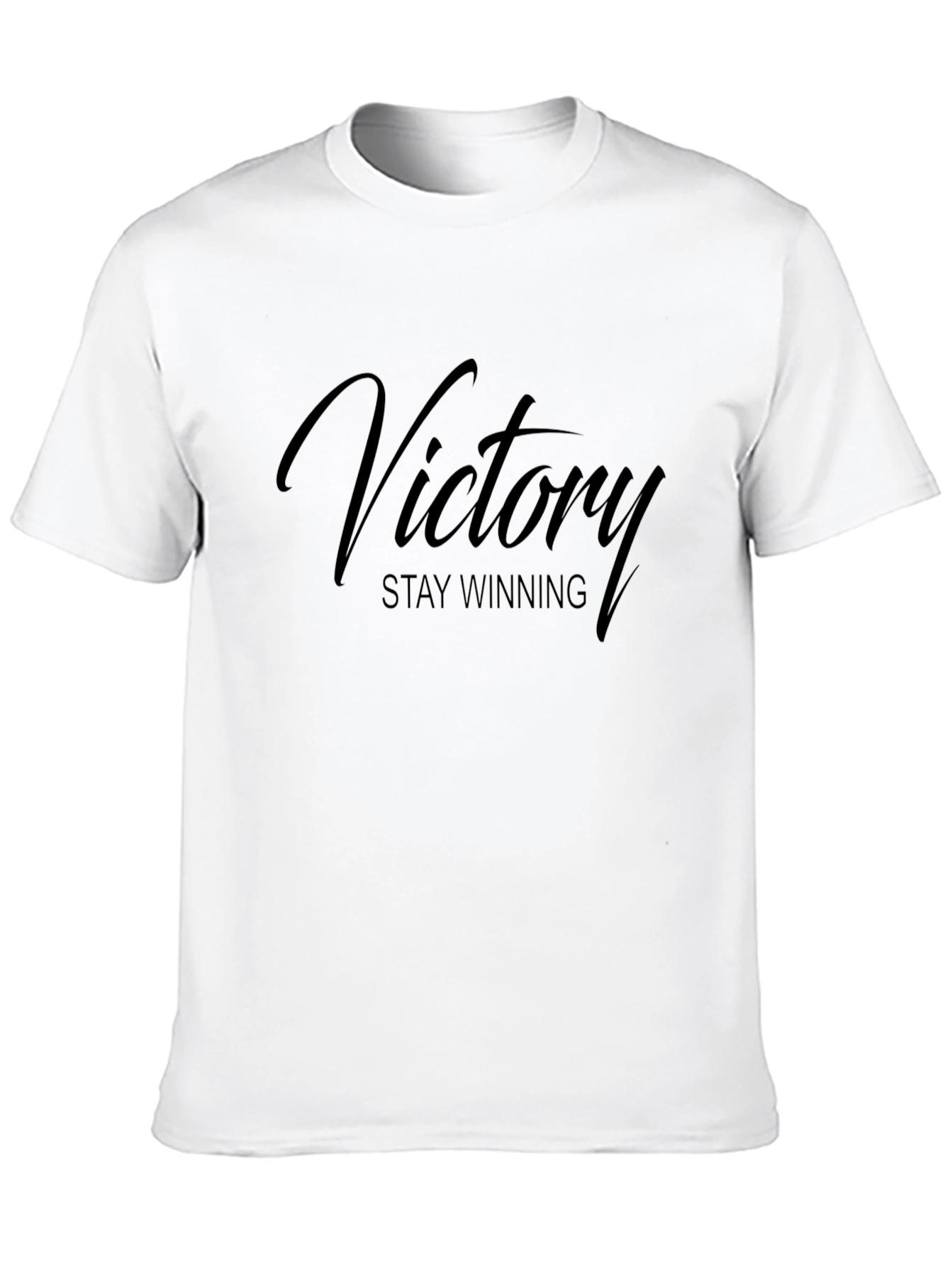 Victory Stay Winning Black T-Shirt