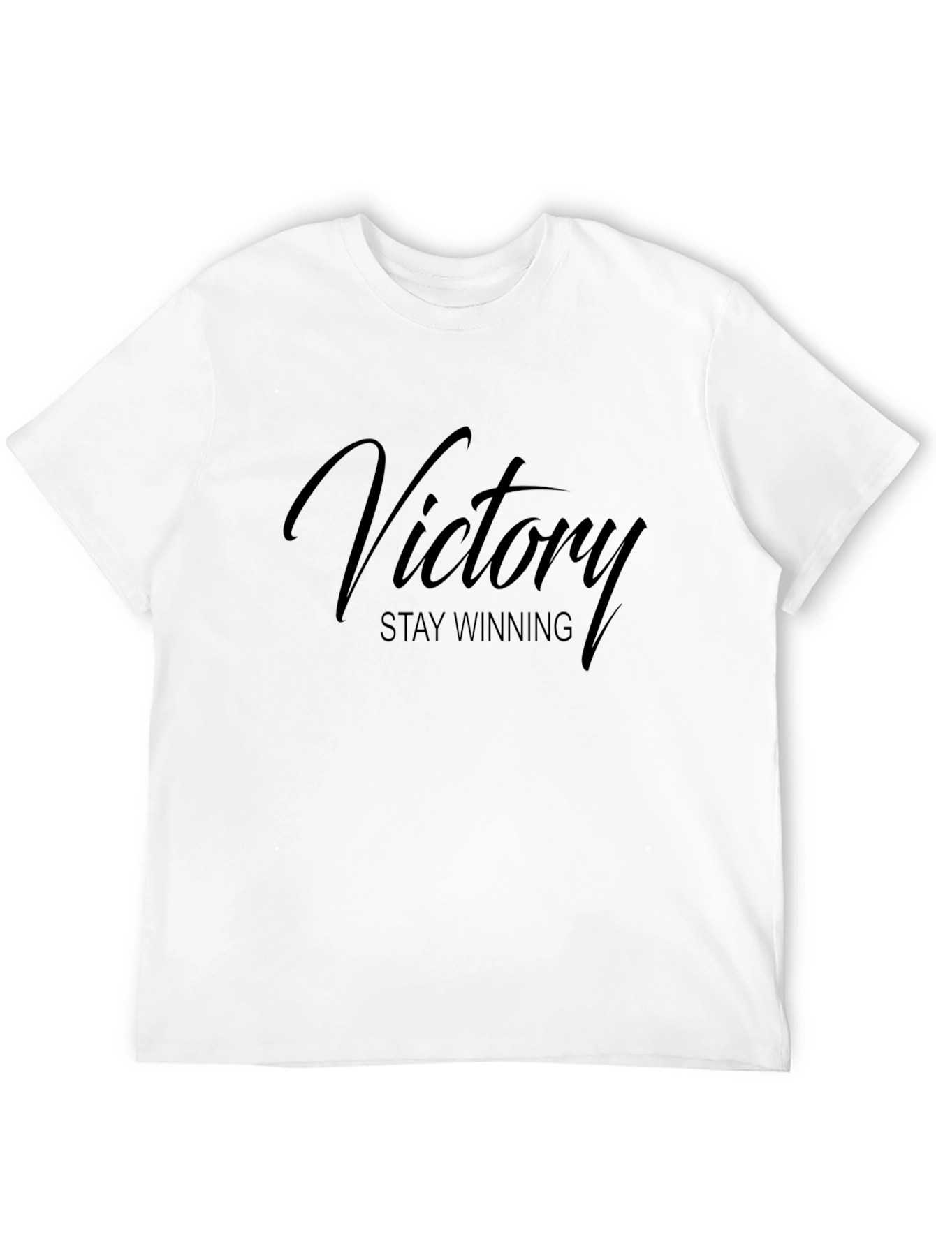 Victory Stay Winning Black T-Shirt