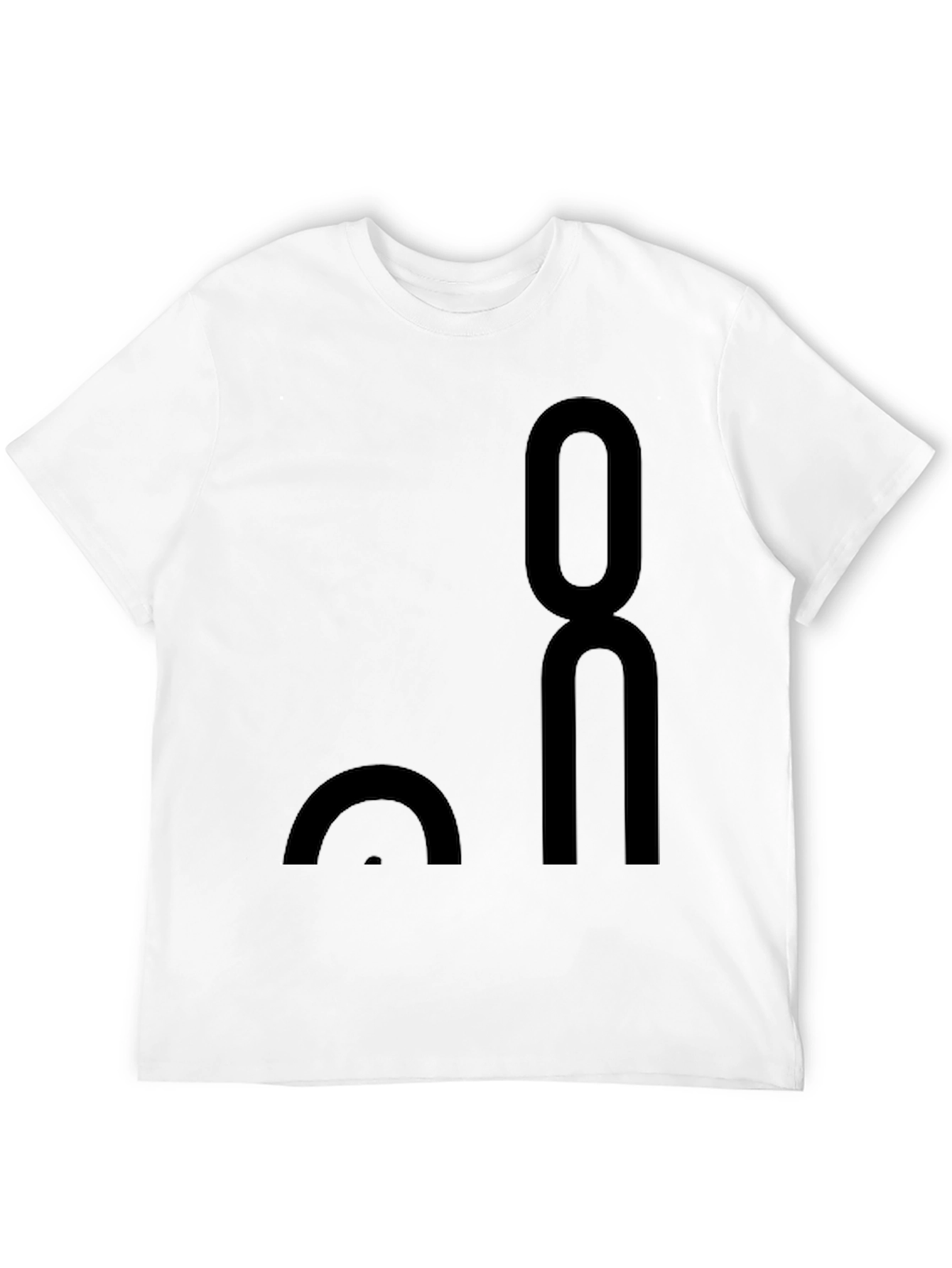Modern Black Graphic Tee