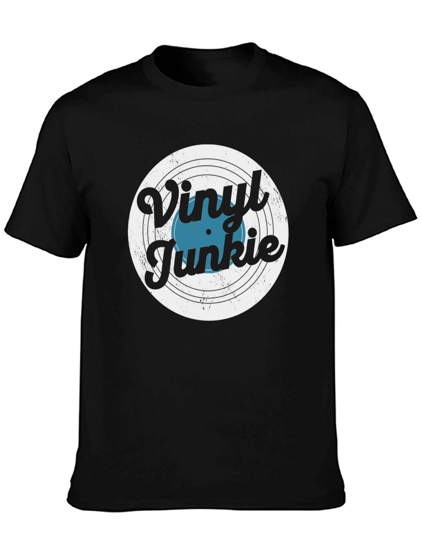 Vinyl Junkie T-Shirt - Music Lover Tee
