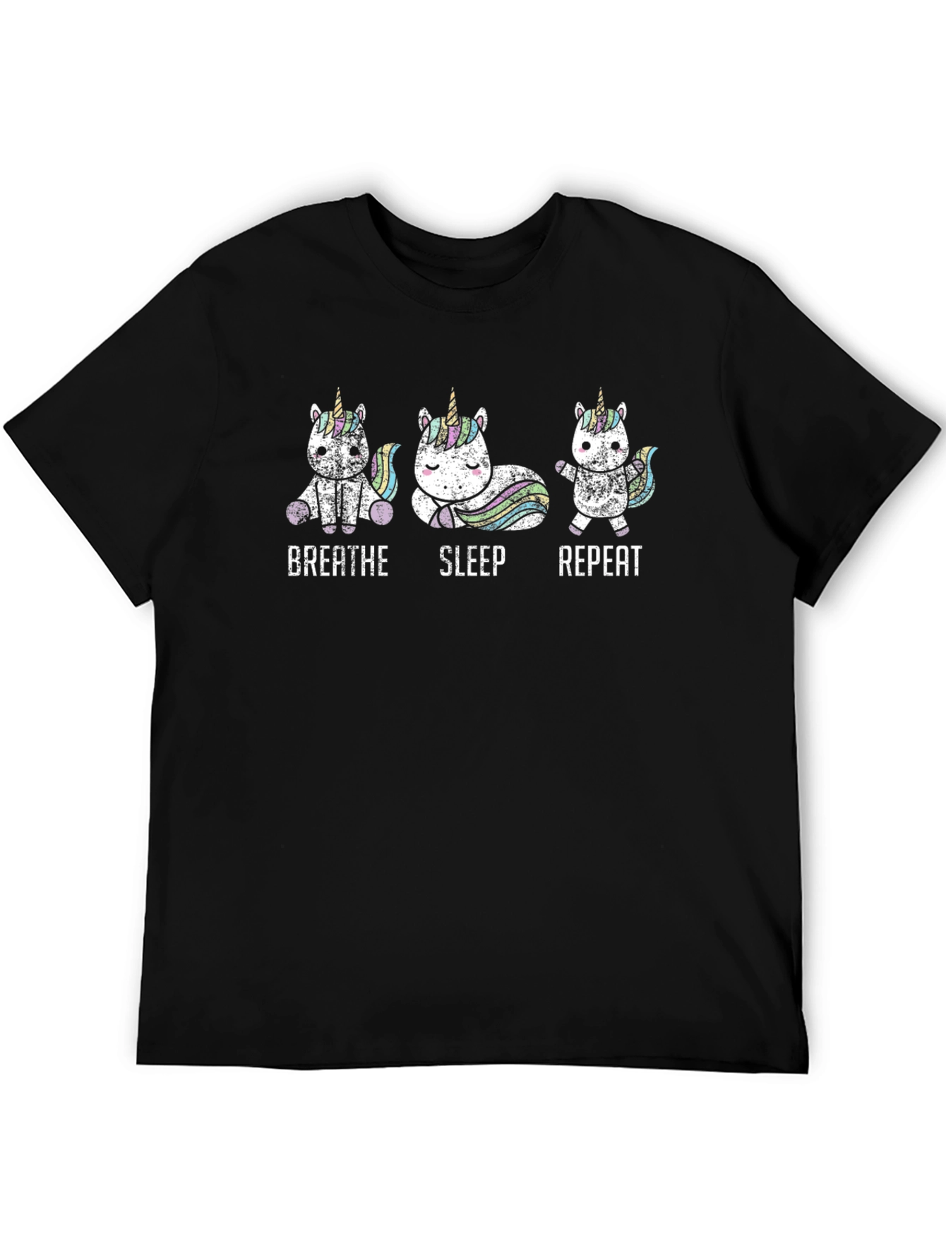 Breathe Sleep Repeat Unicorn T-Shirt