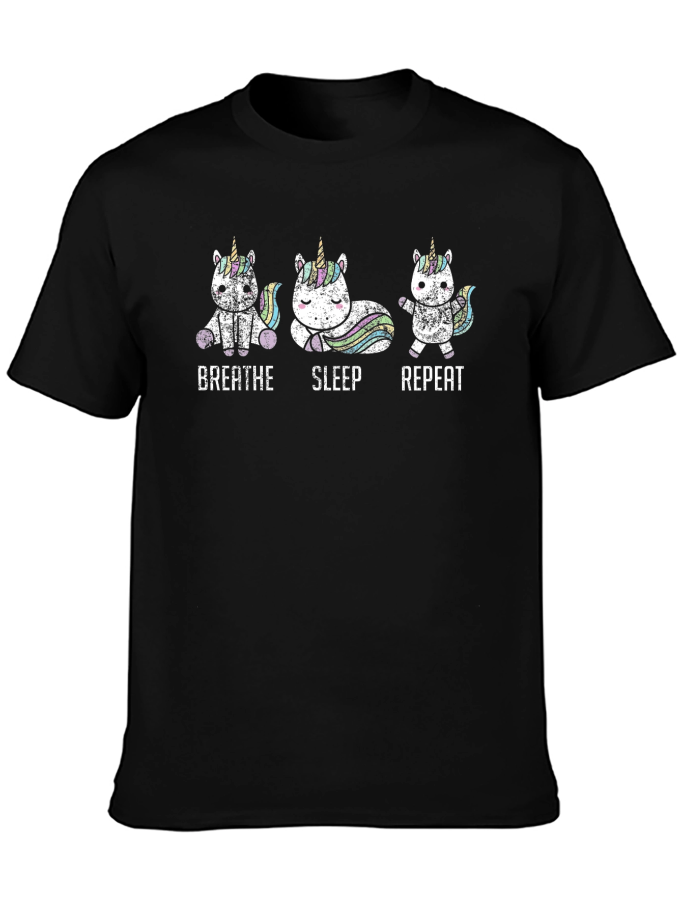 Breathe Sleep Repeat Unicorn T-Shirt