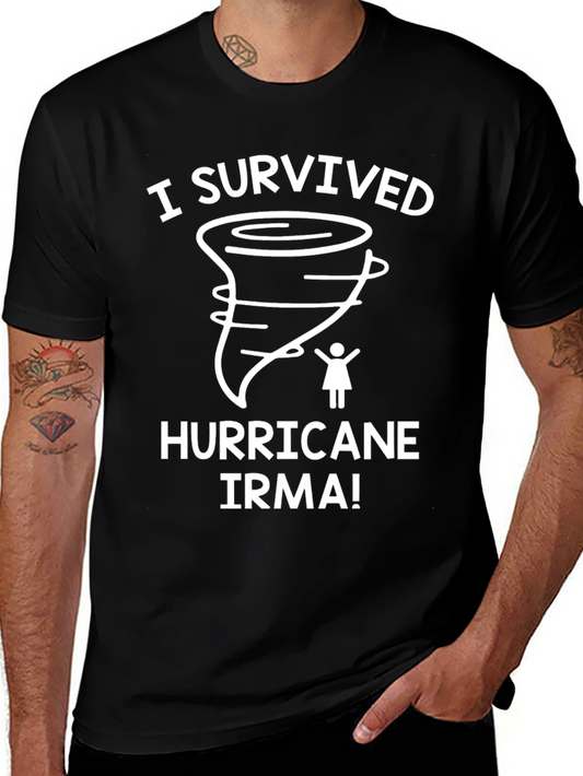 I Survived Hurricane Irma Graphic T-Shirt