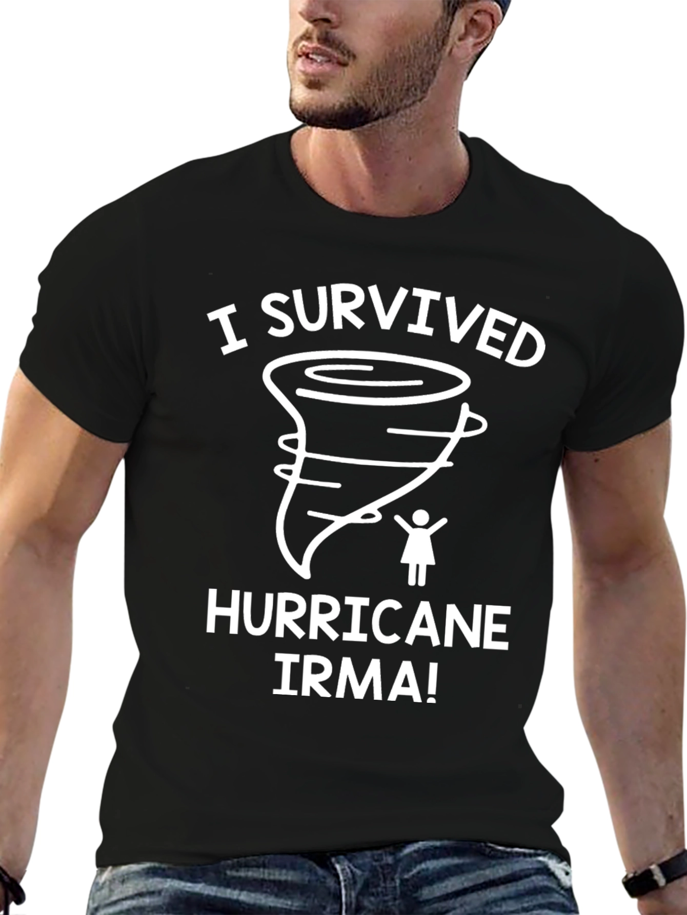 I Survived Hurricane Irma Graphic T-Shirt