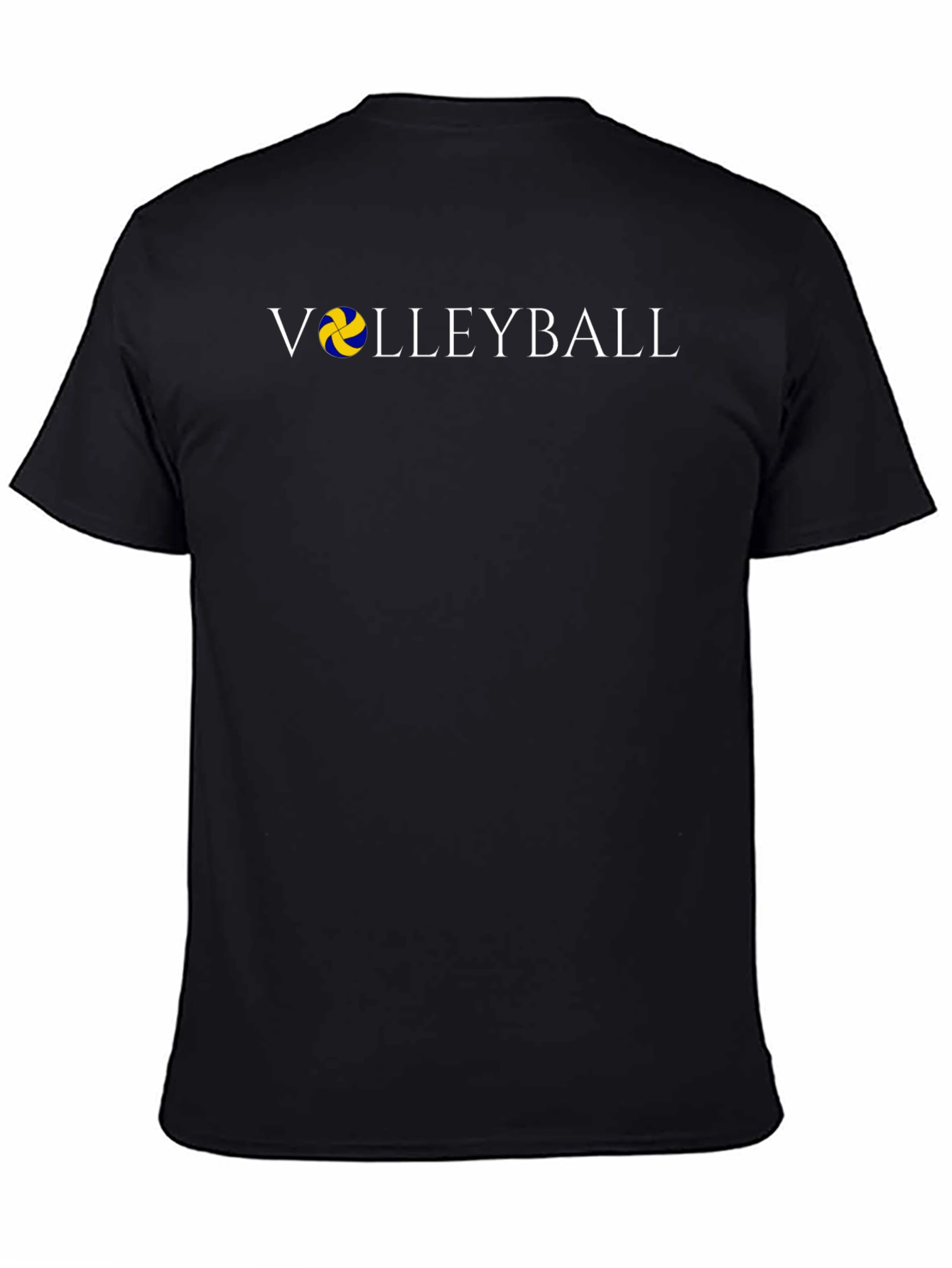 Volleyball Graphic Print Crew Neck Tee
