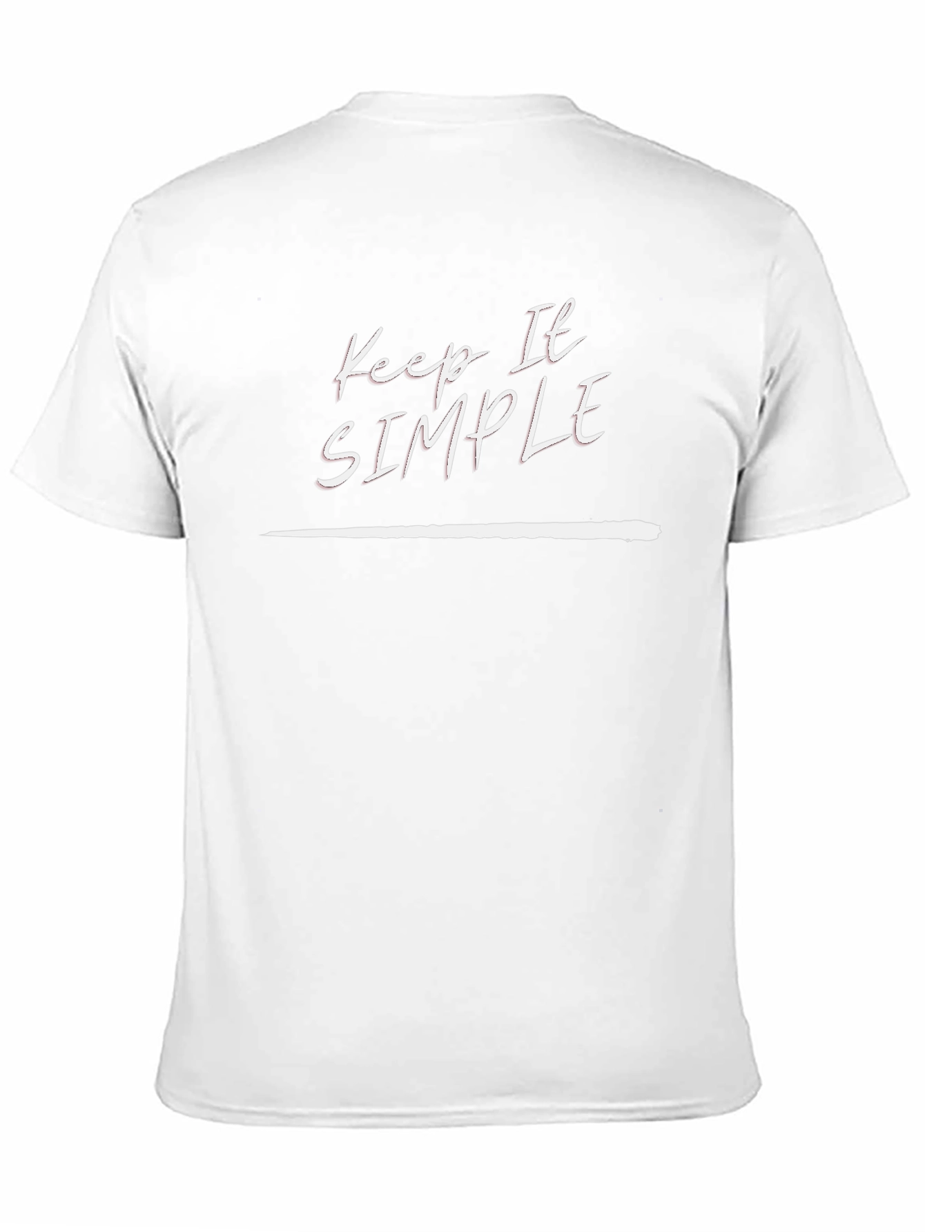Keep It Simple Black Graphic Tee