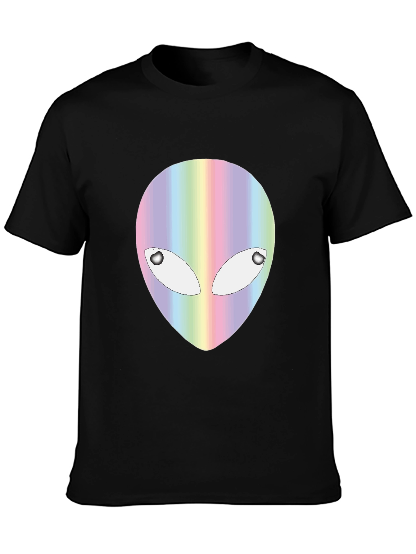 Rainbow Alien Graphic T-Shirt