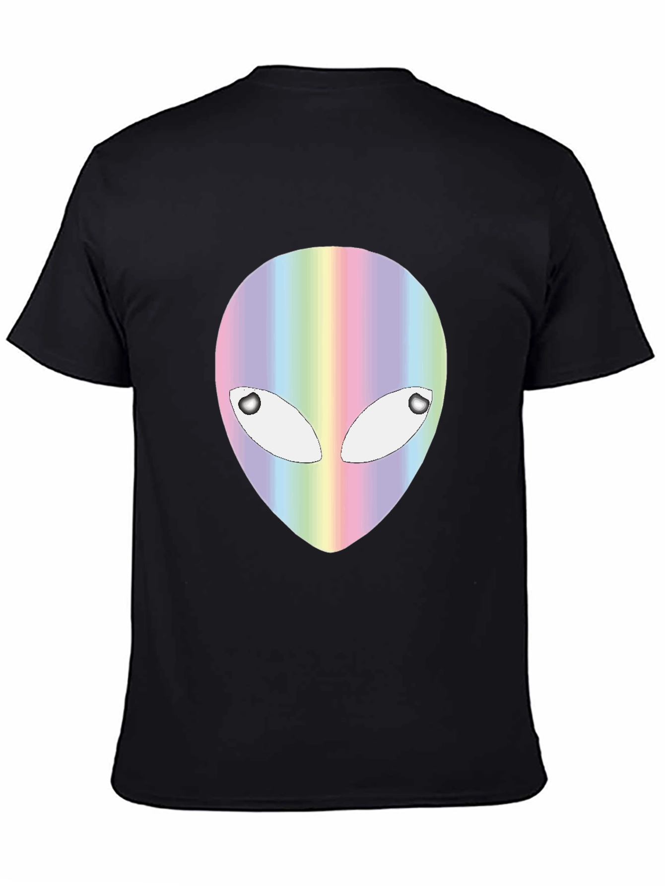 Rainbow Alien Graphic T-Shirt
