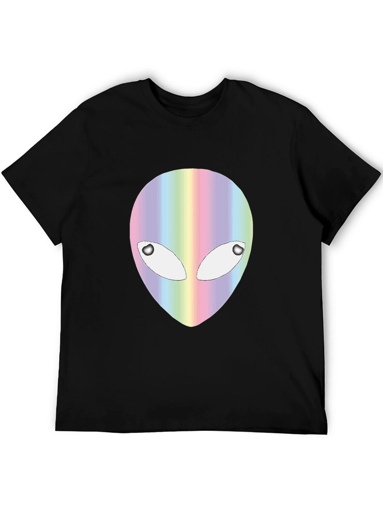 Rainbow Alien Graphic T-Shirt