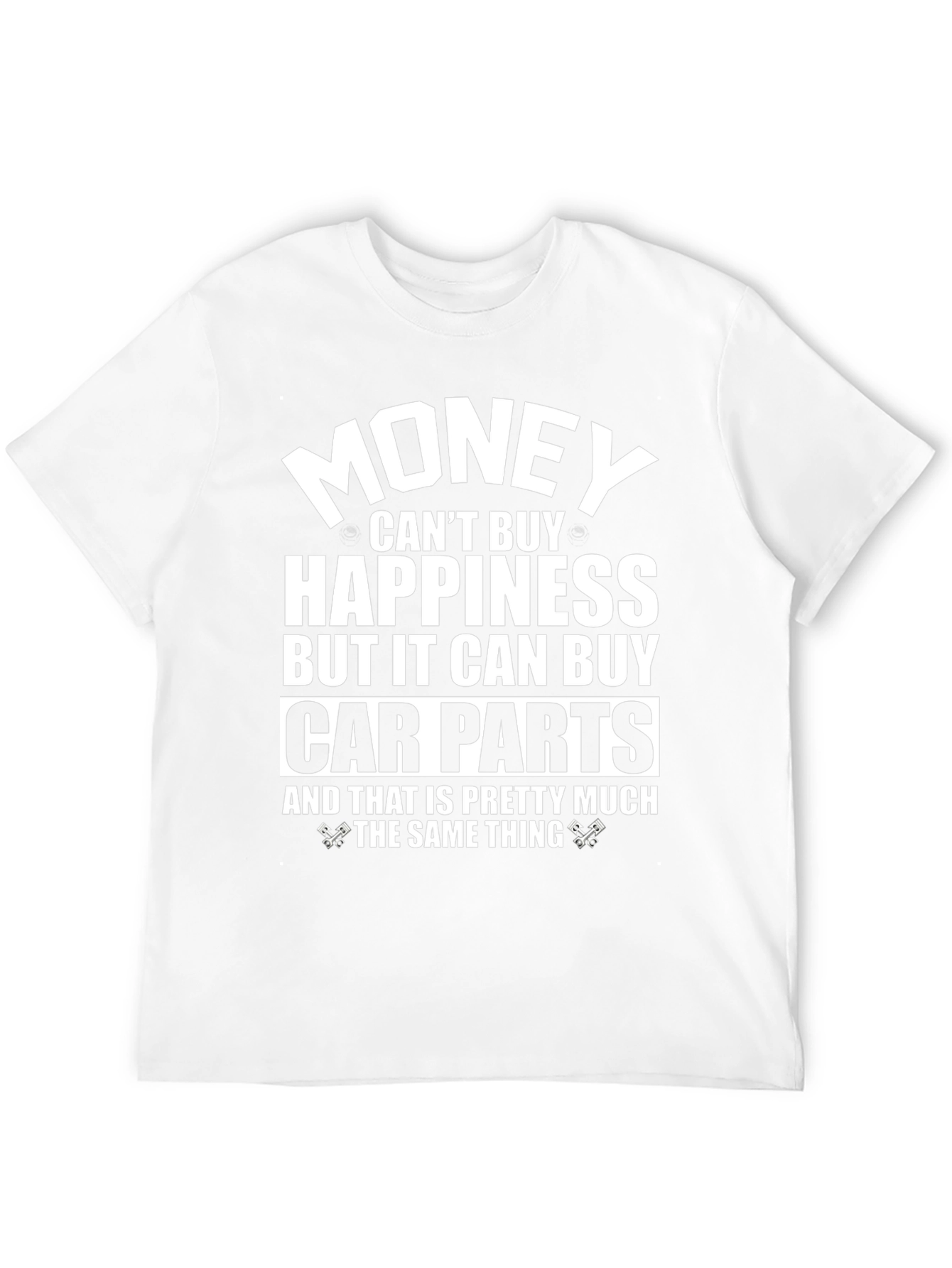 Money Car Parts Black T-Shirt