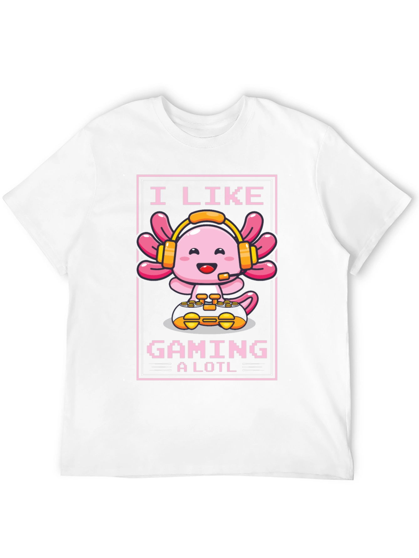 I Like Gaming a Lotl Axolotl Gamer T-Shirt