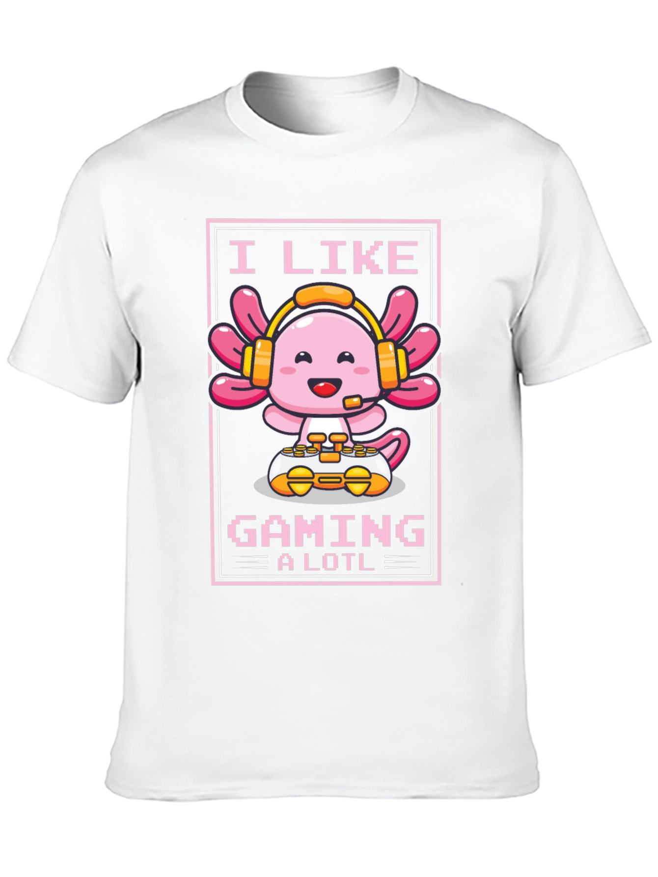 I Like Gaming a Lotl Axolotl Gamer T-Shirt
