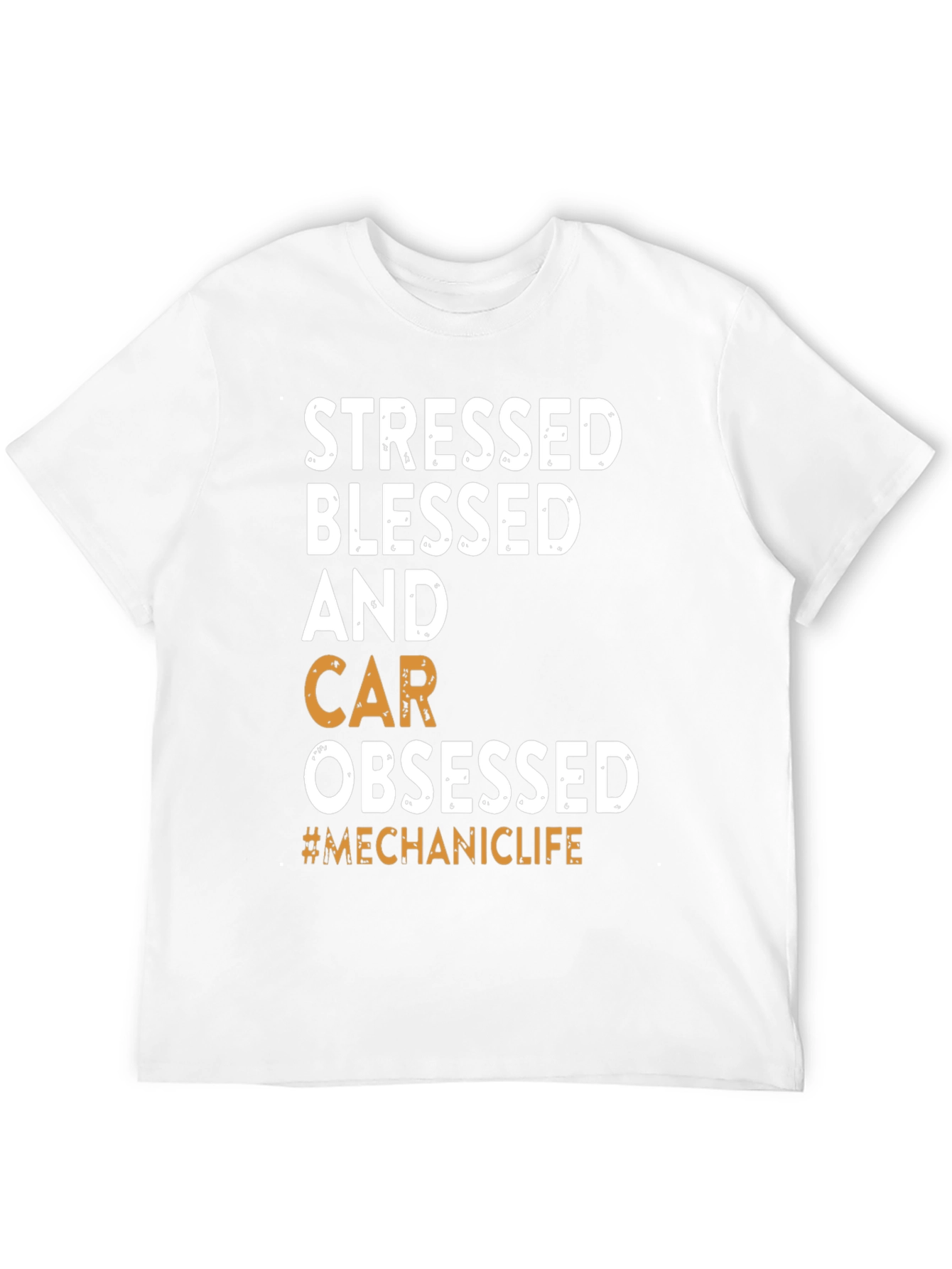 Stressed Blessed Car Obsessed T-Shirt