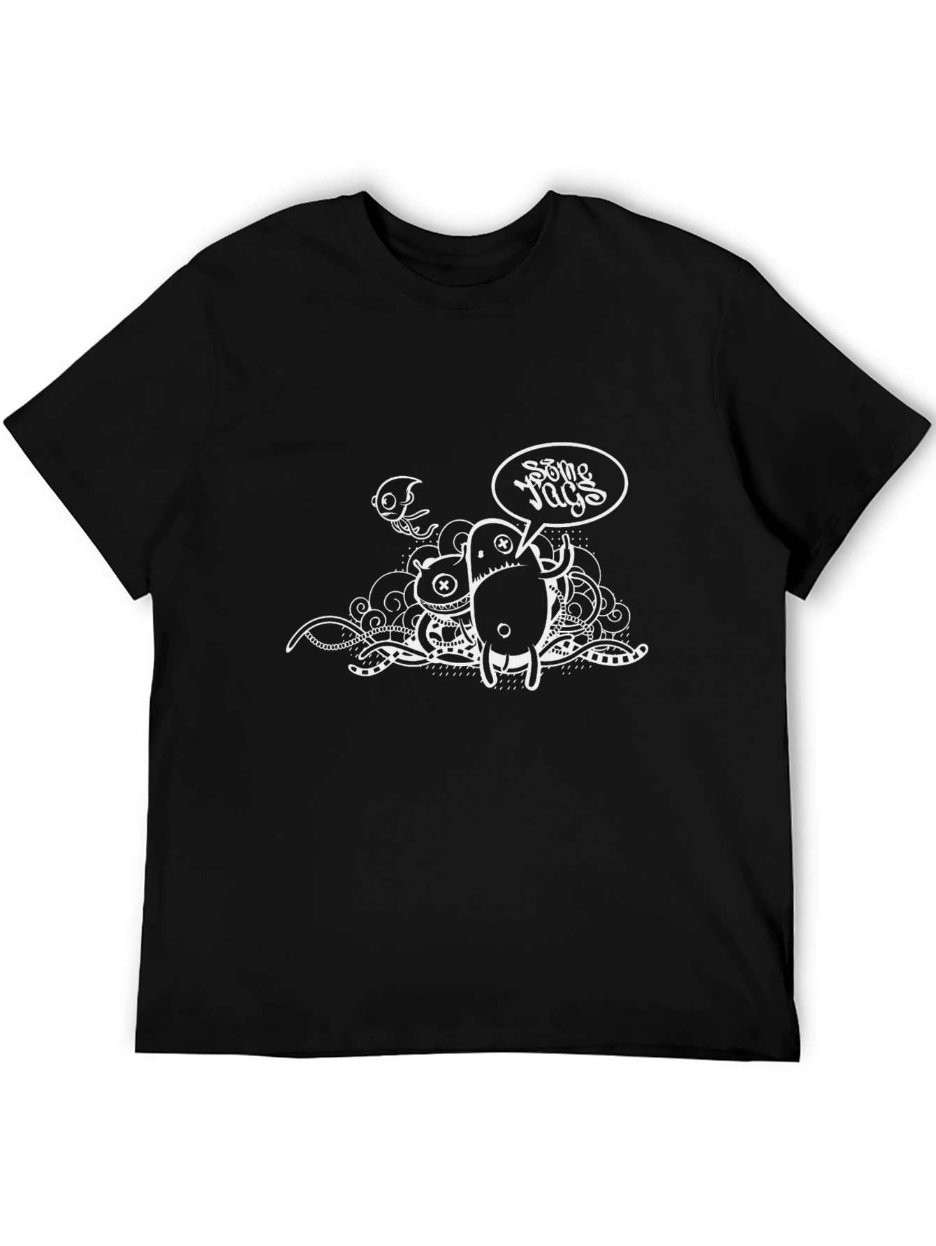 Black T-Shirt with Some Yays Graphic