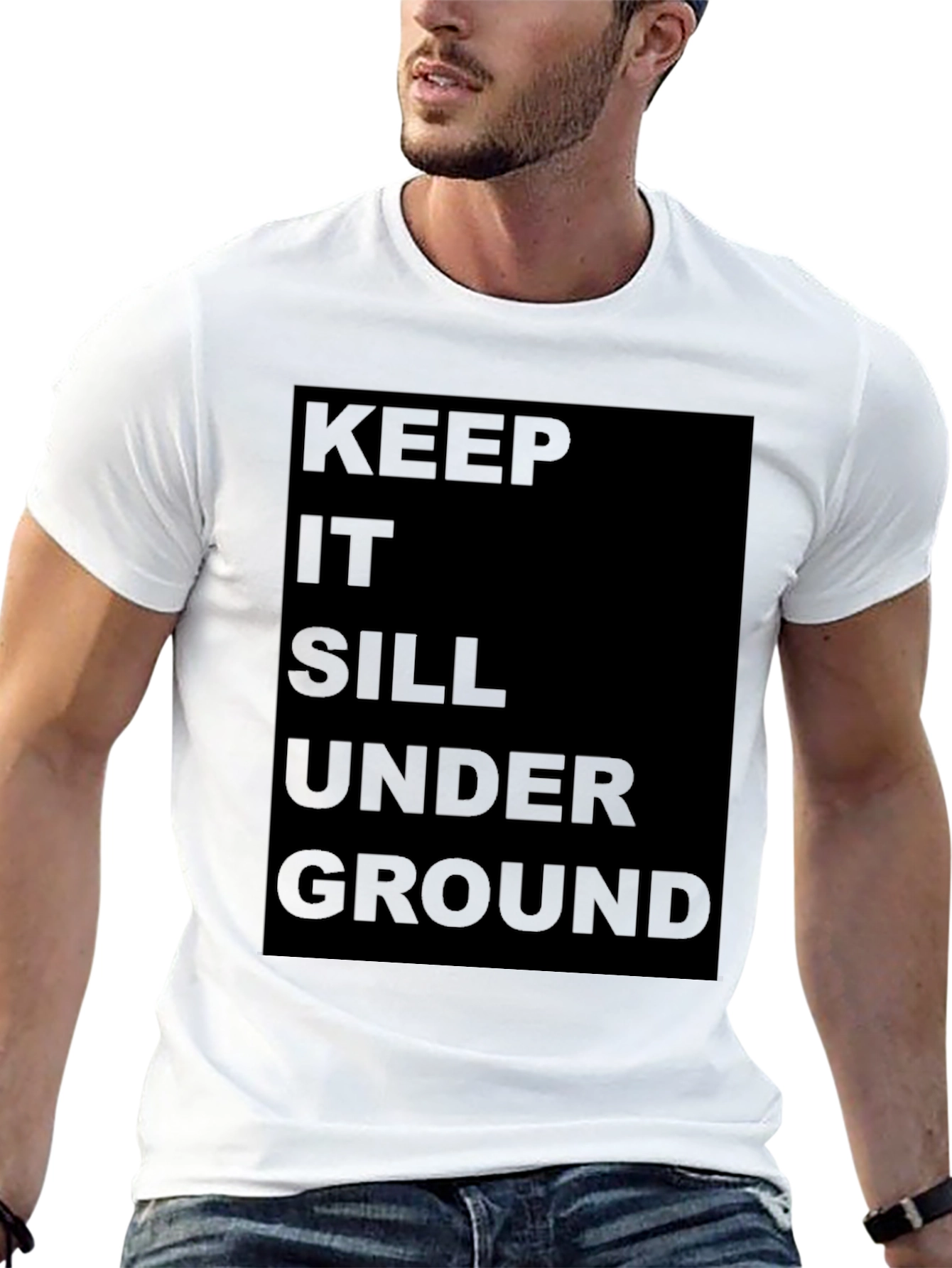 Keep It Still Underground Black T-Shirt