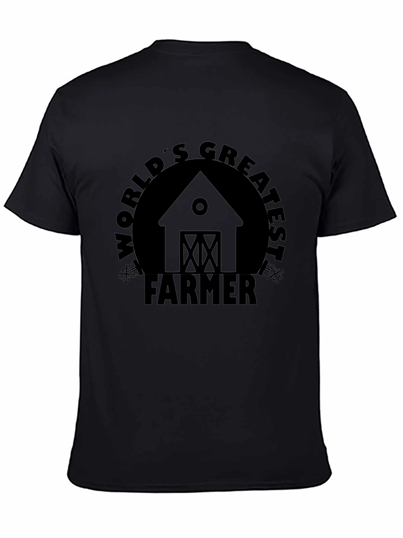 Worlds Greatest Farmer Graphic Tee - Black