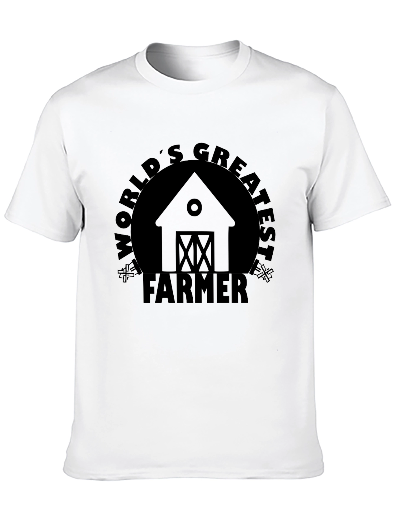 Worlds Greatest Farmer Graphic Tee - Black