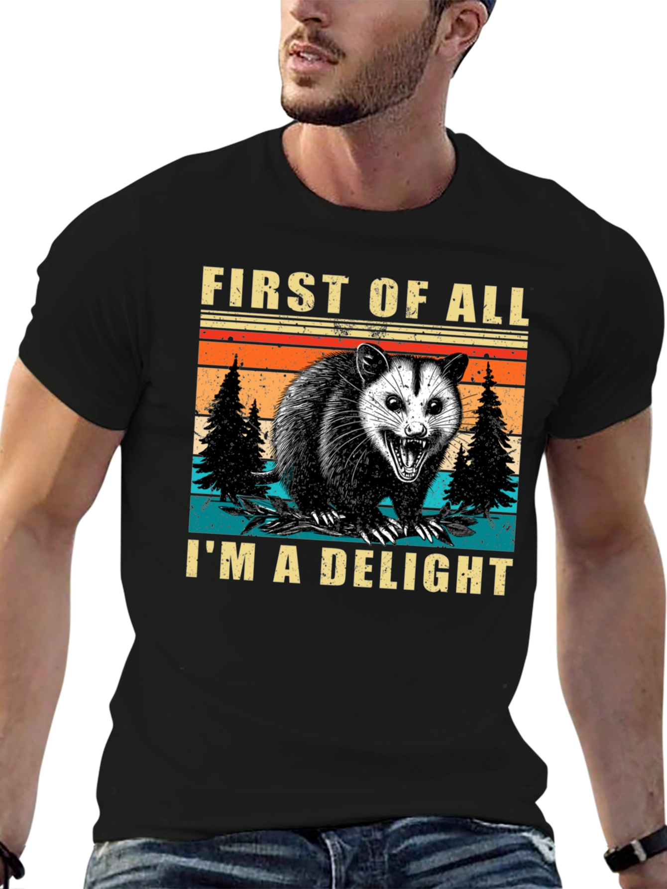 First of All Im a Delight Opossum T-Shirt