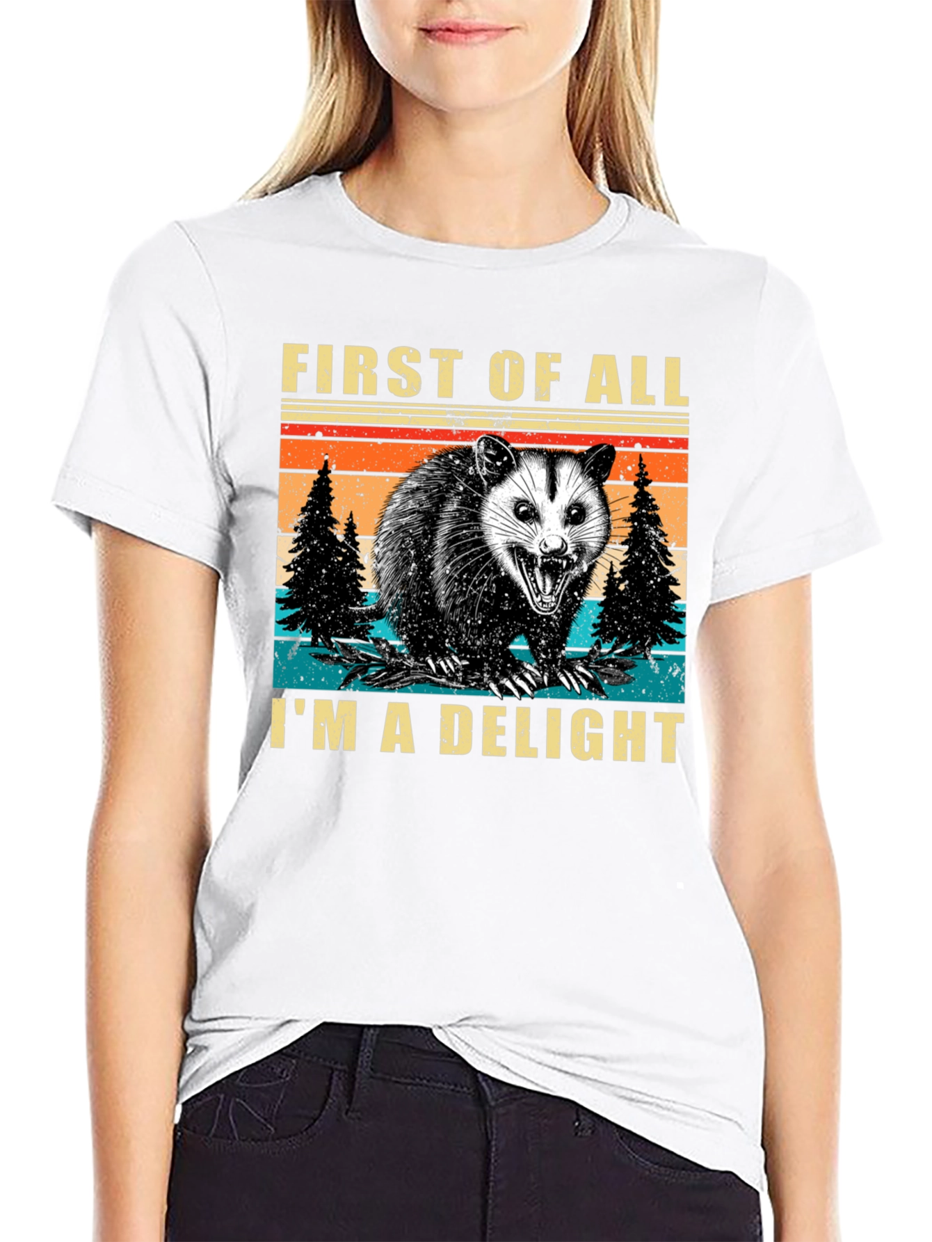 First of All Im a Delight Opossum T-Shirt