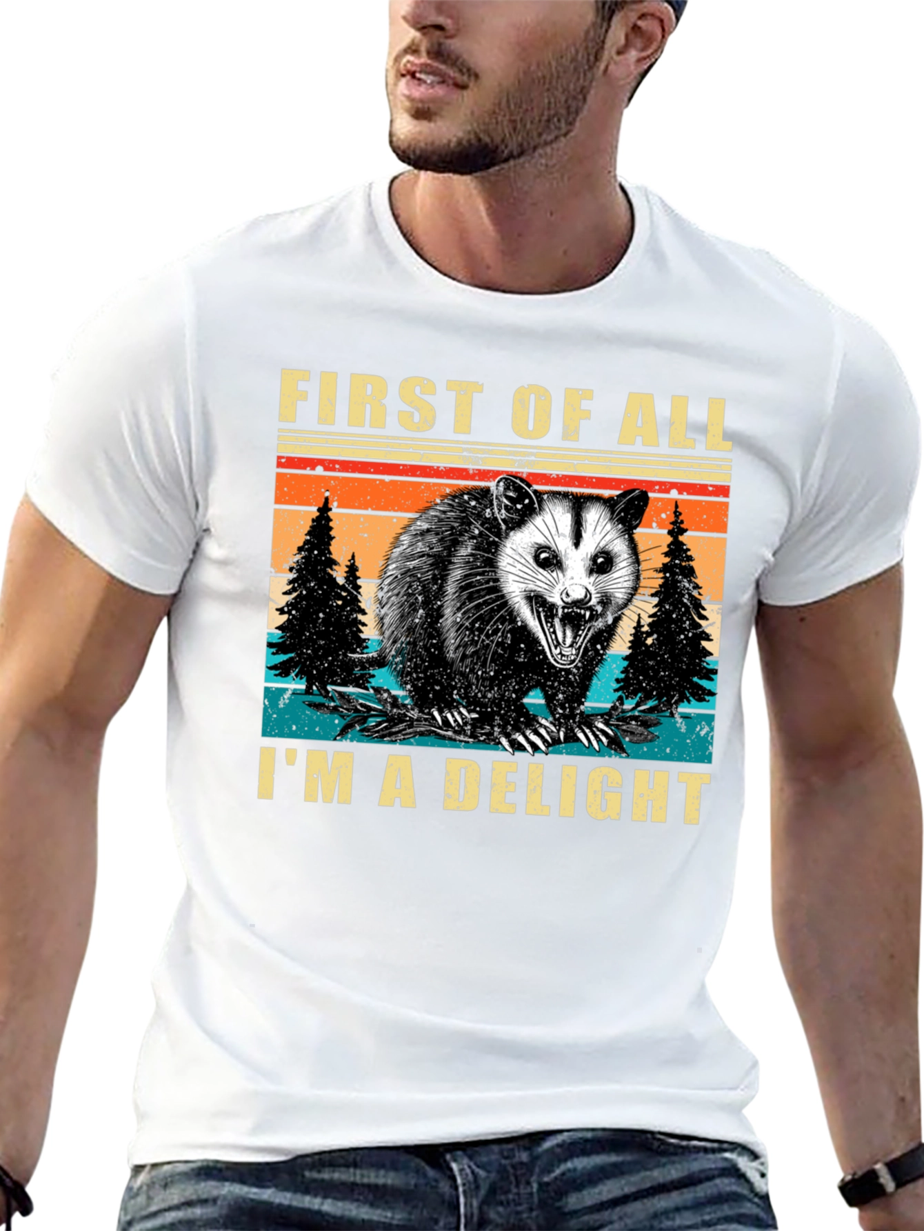 First of All Im a Delight Opossum T-Shirt