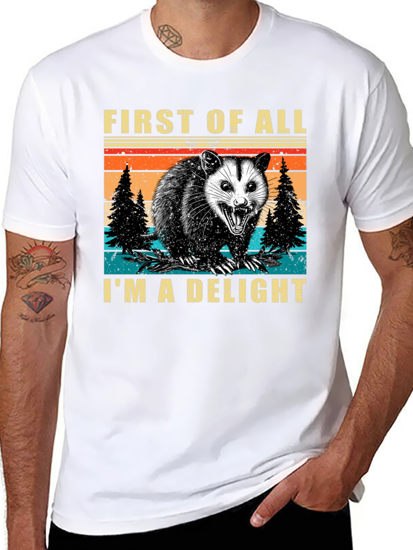 First of All Im a Delight Opossum T-Shirt
