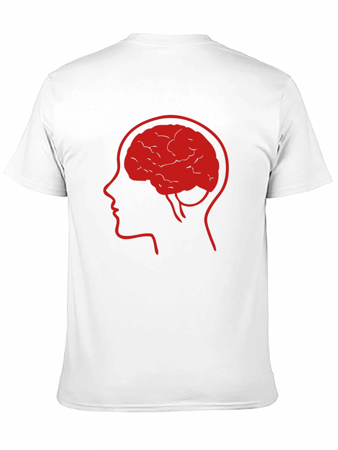 Brain Power Tee - Thinking Man Graphic T-Shirt