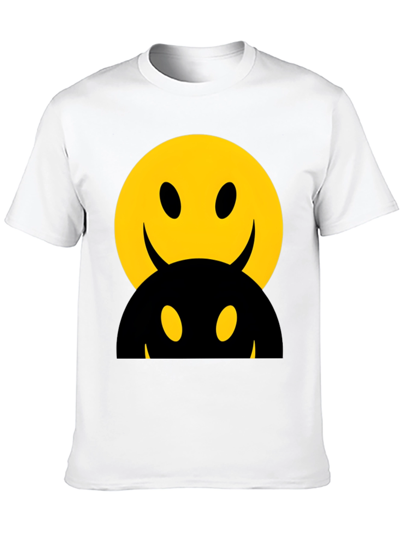 Smiley Face Devilish Graphic T-Shirt