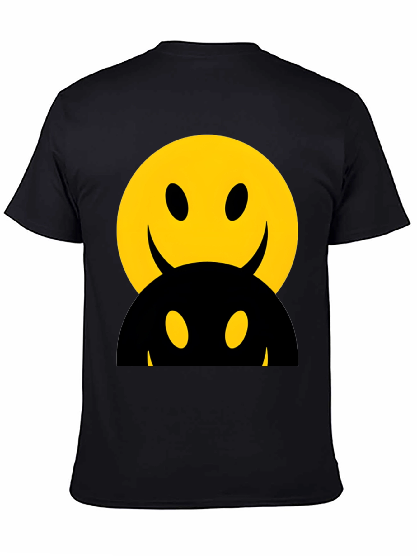 Smiley Face Devilish Graphic T-Shirt