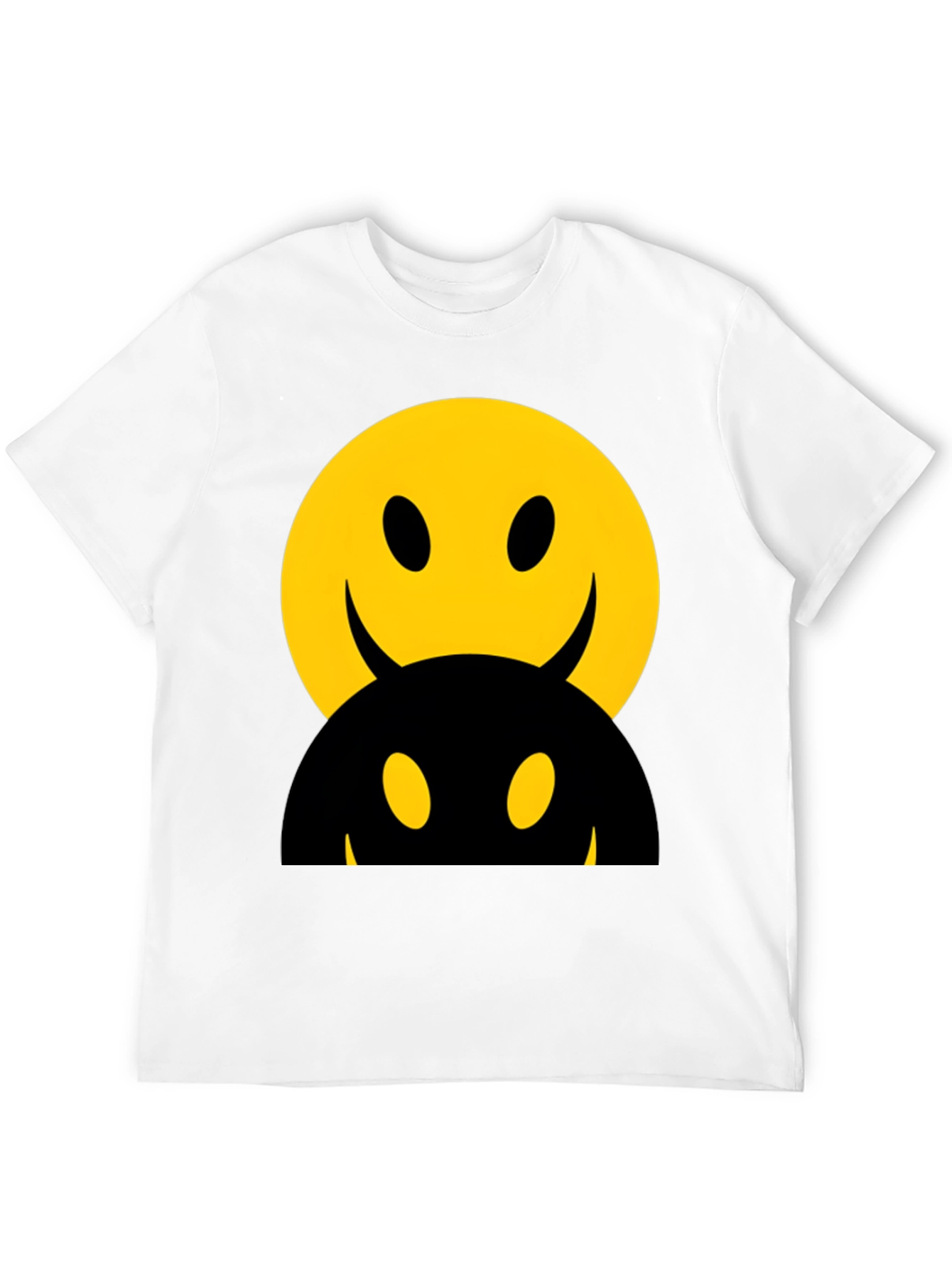 Smiley Face Devilish Graphic T-Shirt