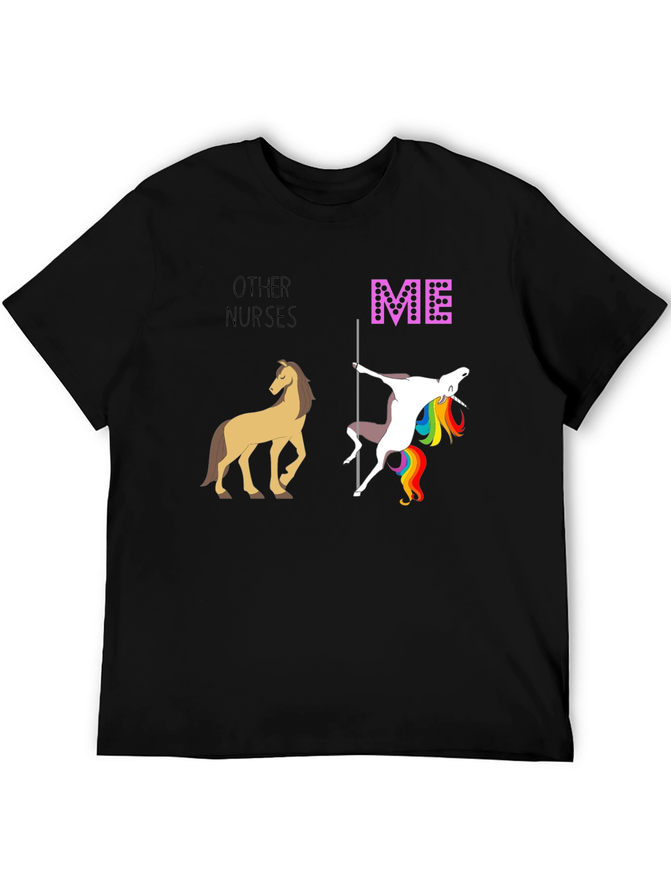 Funny Other Nurses vs Me Graphic T-Shirt