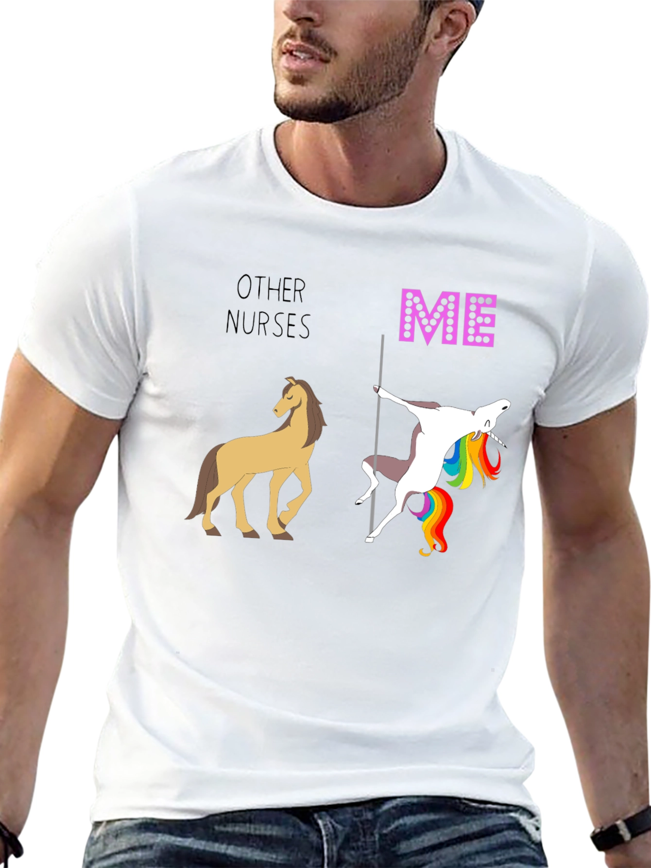 Funny Other Nurses vs Me Graphic T-Shirt