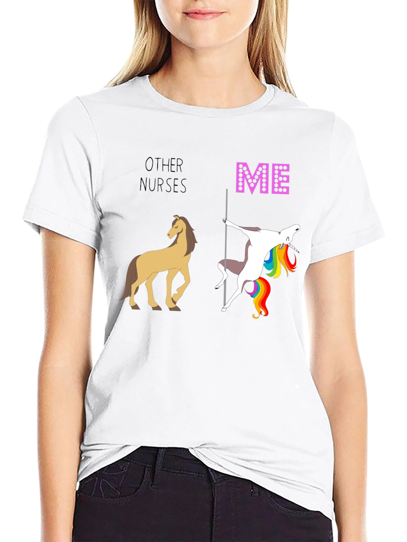 Funny Other Nurses vs Me Graphic T-Shirt
