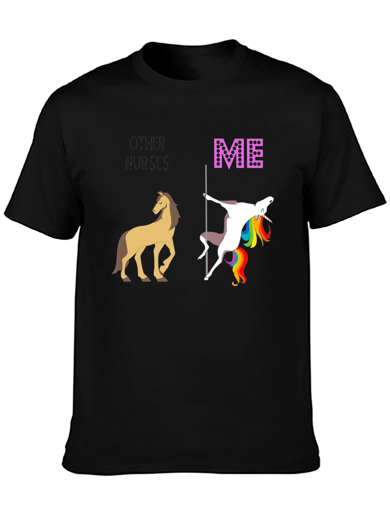 Funny Other Nurses vs Me Graphic T-Shirt