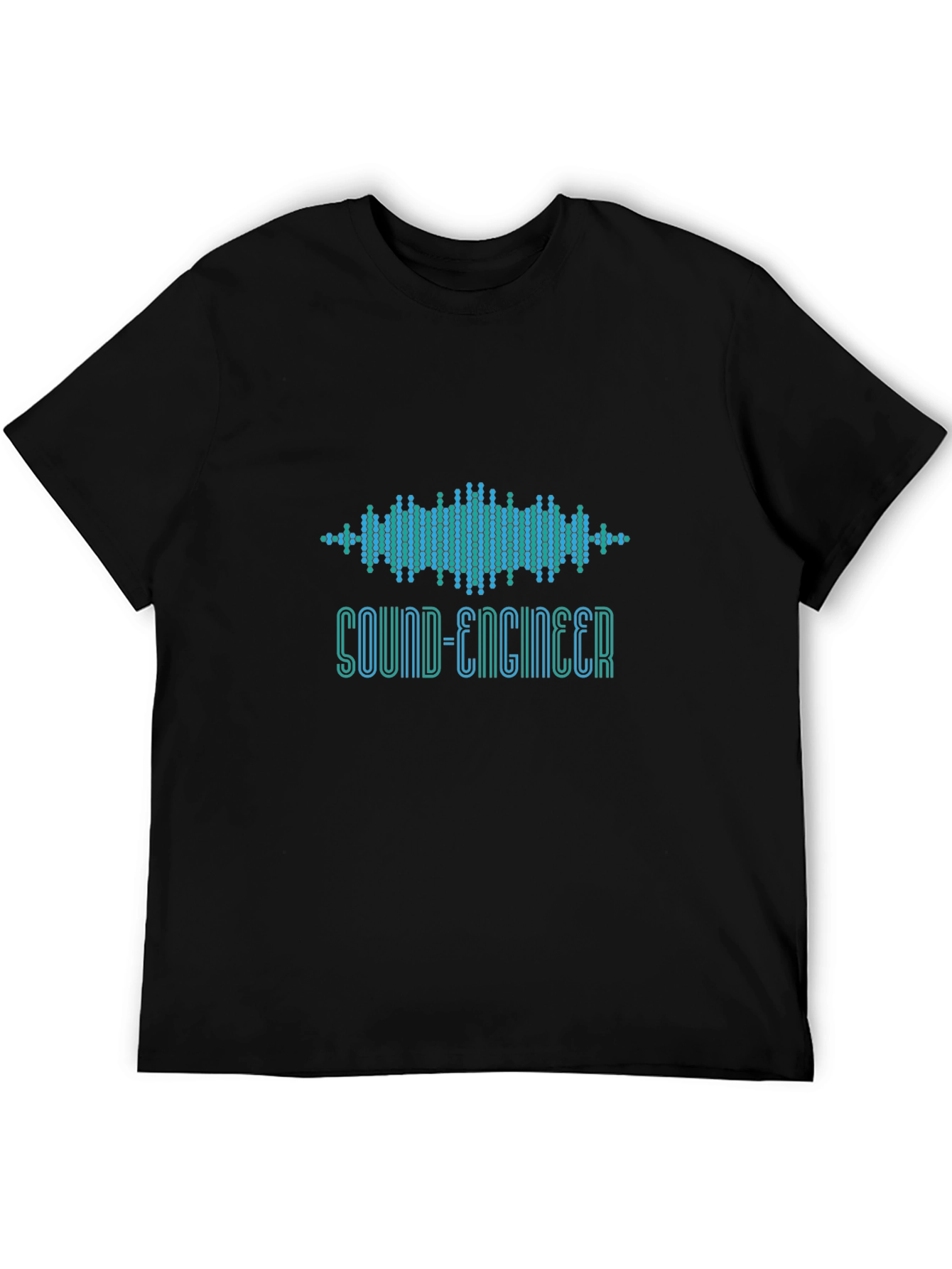 Sound Engineer Graphic T-Shirt - Black