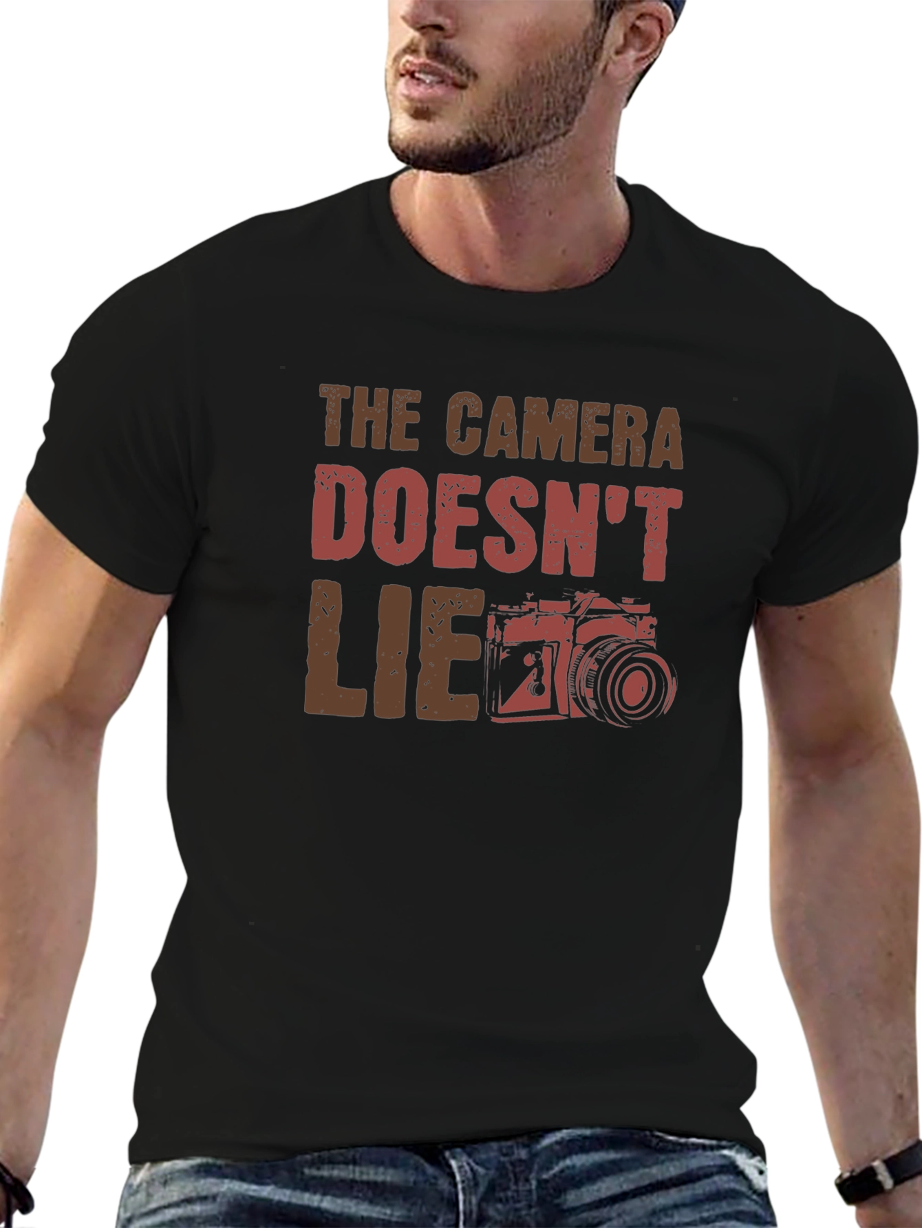 Camera Doesnt Lie Graphic T-Shirt