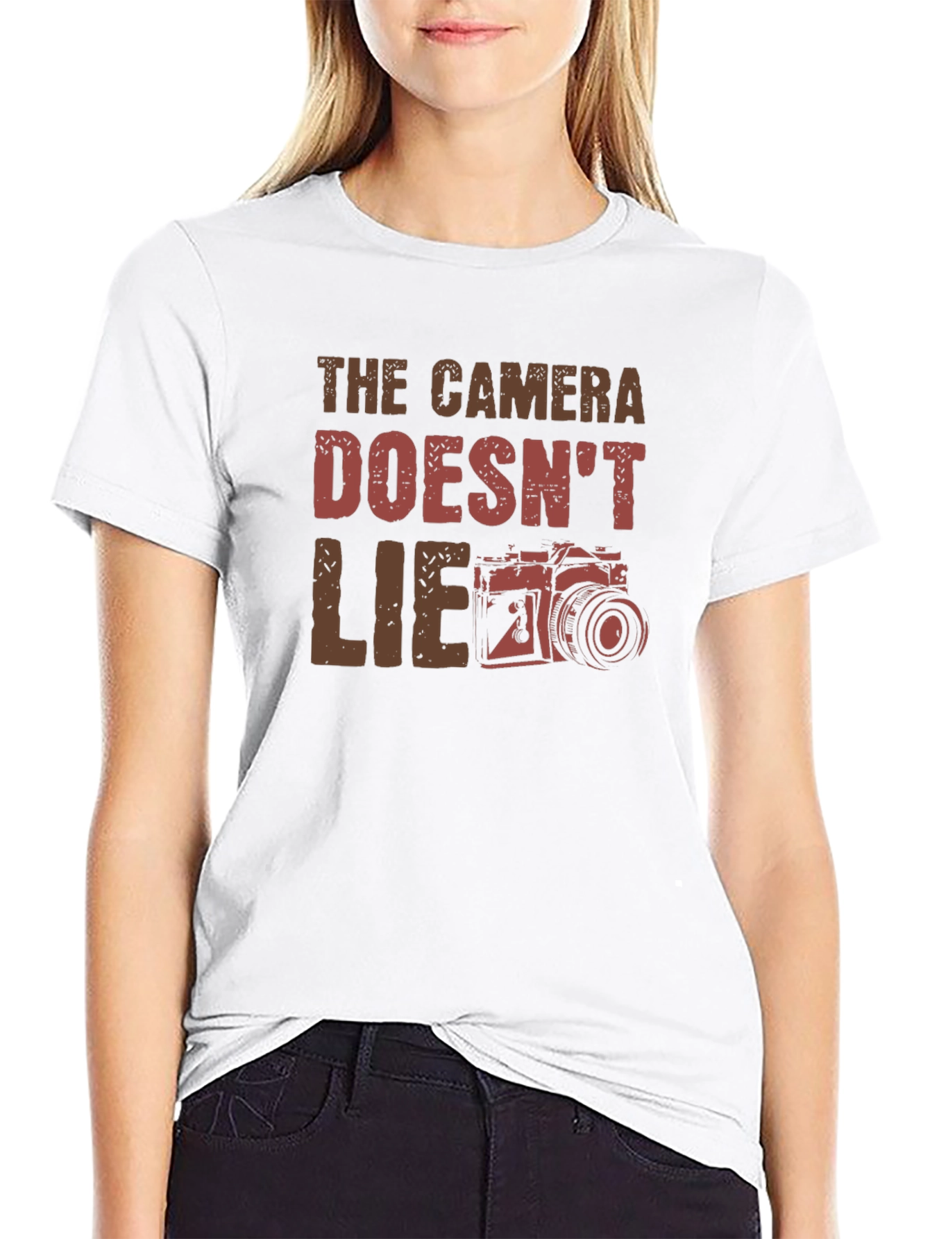 Camera Doesnt Lie Graphic T-Shirt