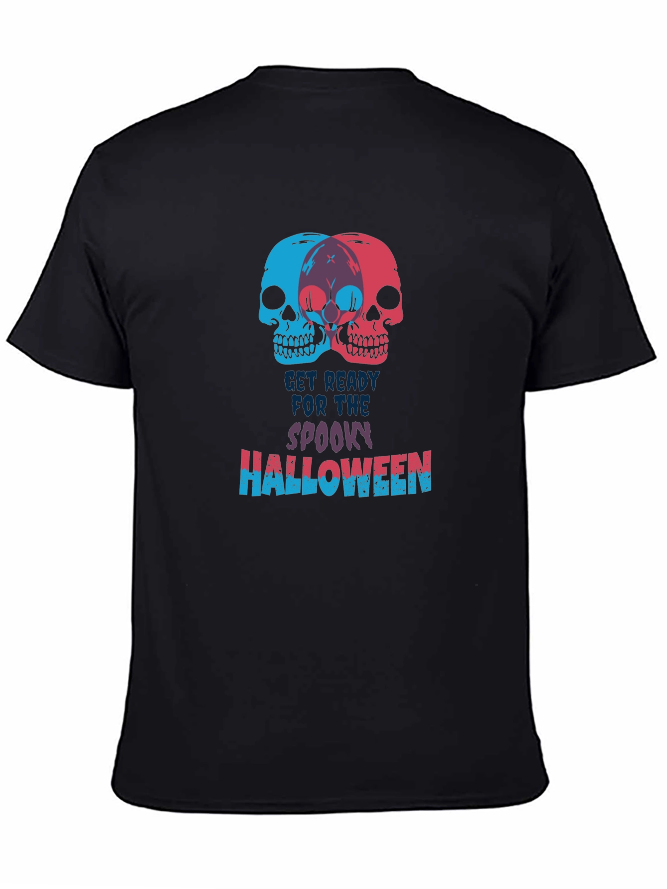 Spooky Halloween Skull Graphic Tee