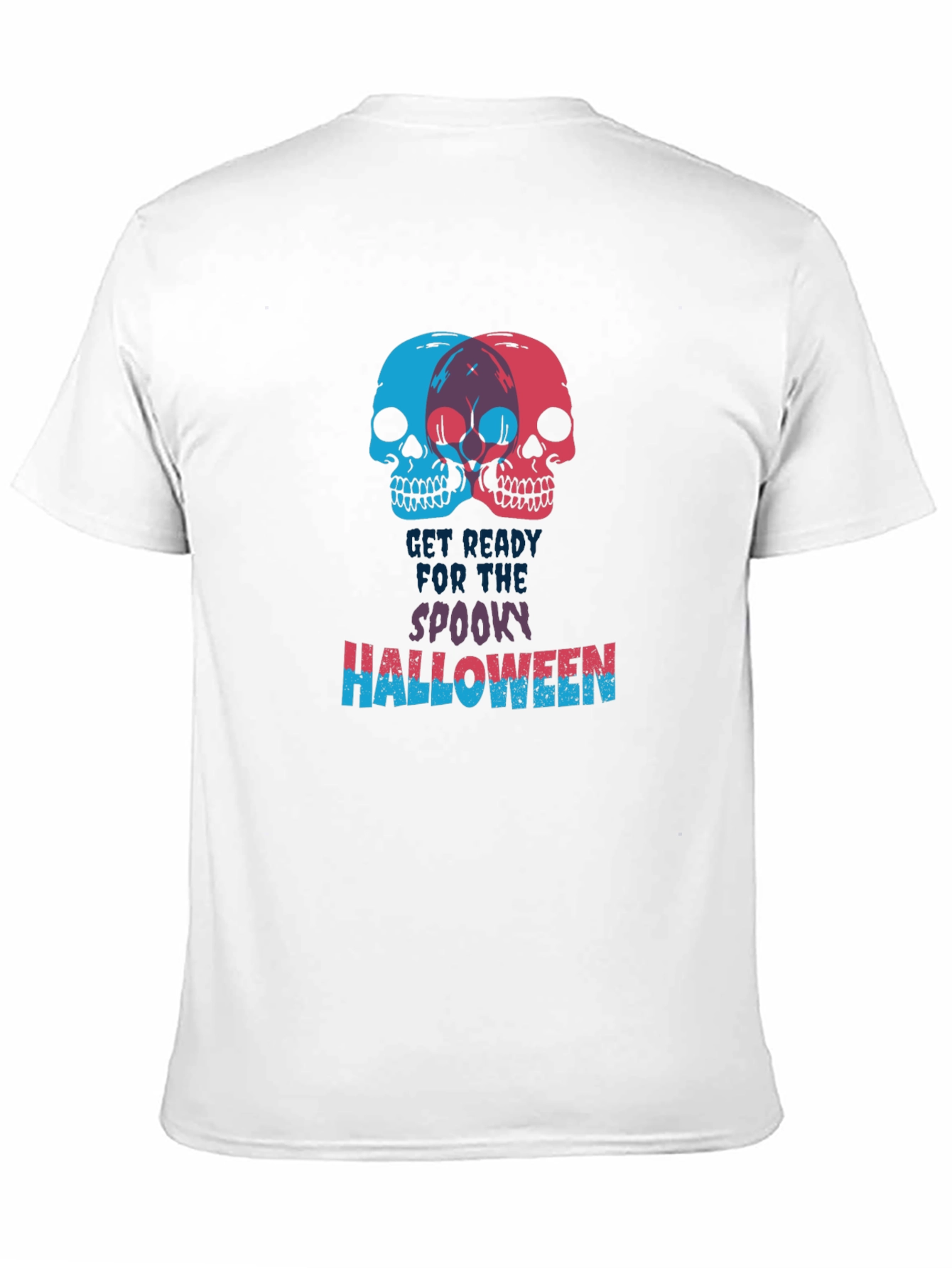 Spooky Halloween Skull Graphic Tee