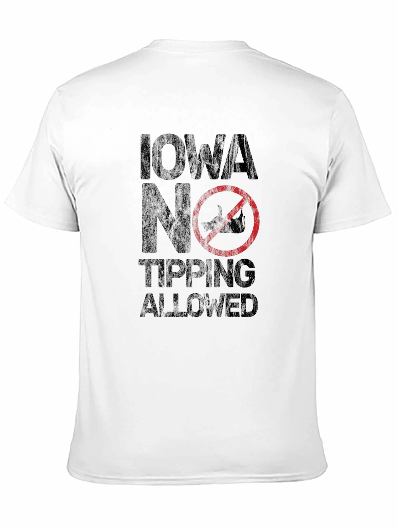 Iowa No Tipping Allowed Graphic Tee