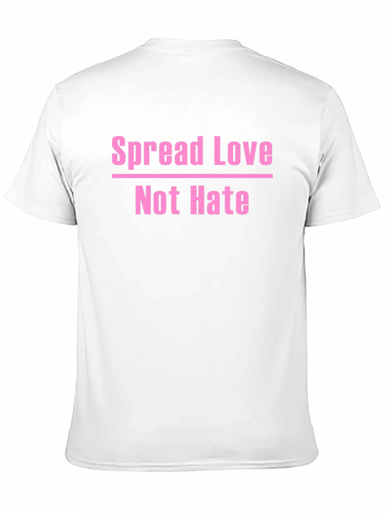 Spread Love Not Hate Graphic T-Shirt