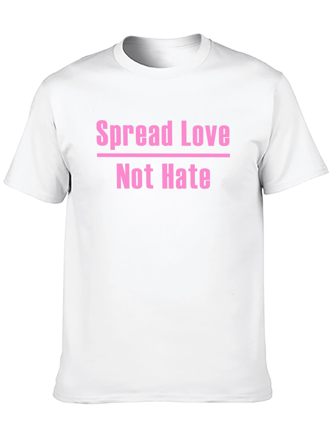 Spread Love Not Hate Graphic T-Shirt