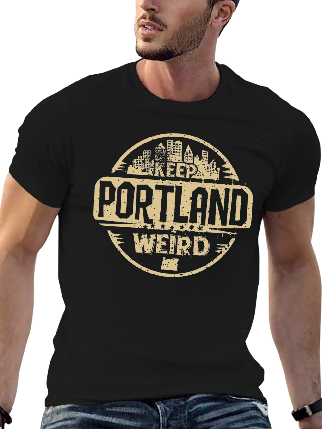 Keep Portland Weird Black T-Shirt