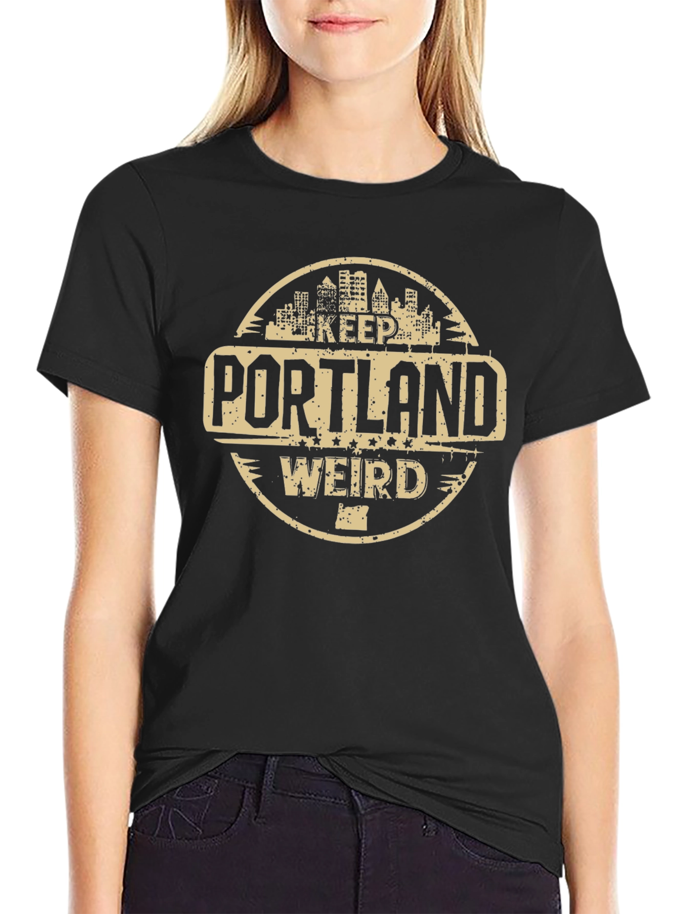 Keep Portland Weird Black T-Shirt