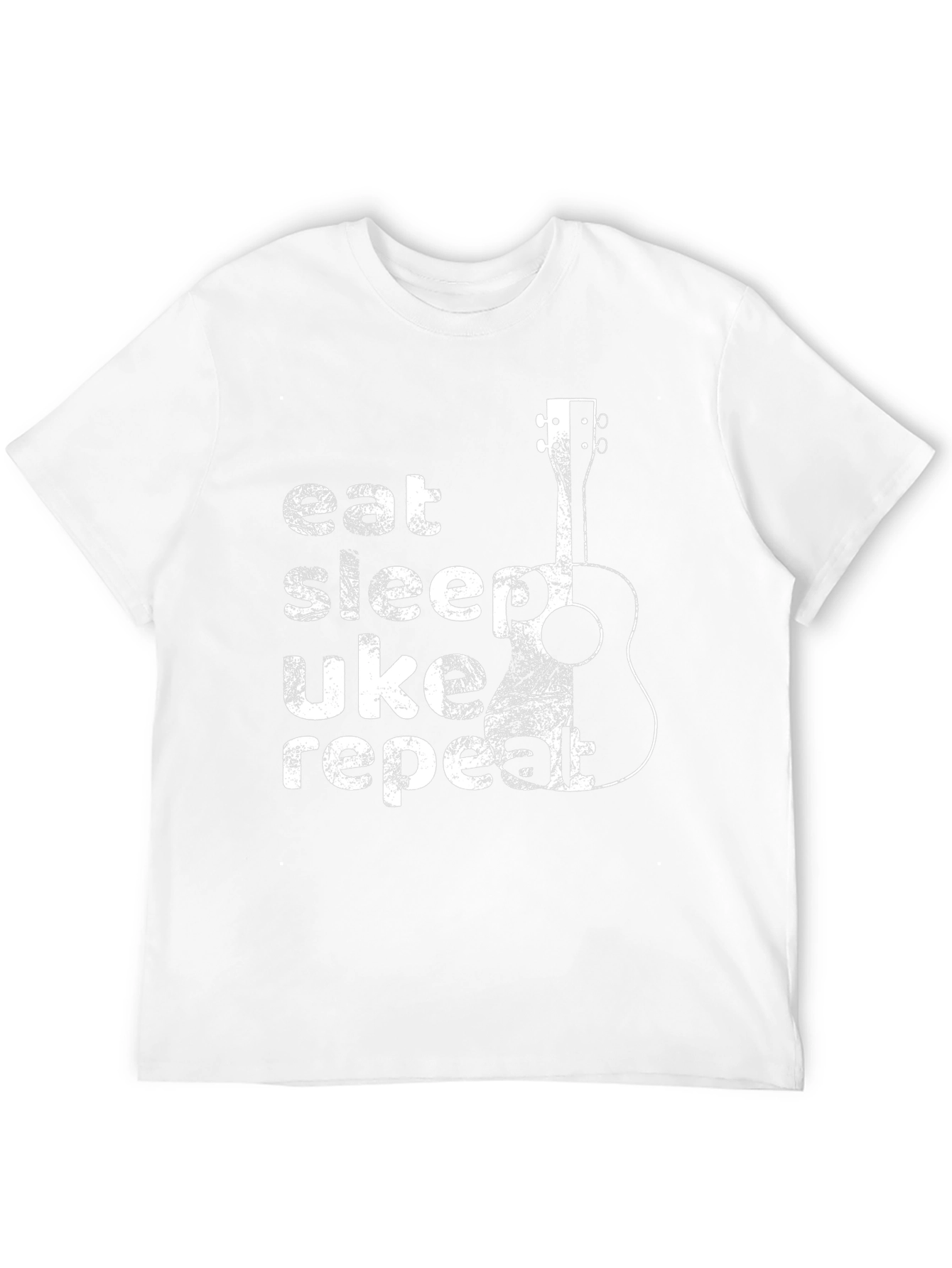 Eat Sleep Uke Repeat T-Shirt - Ukulele Lover Gift